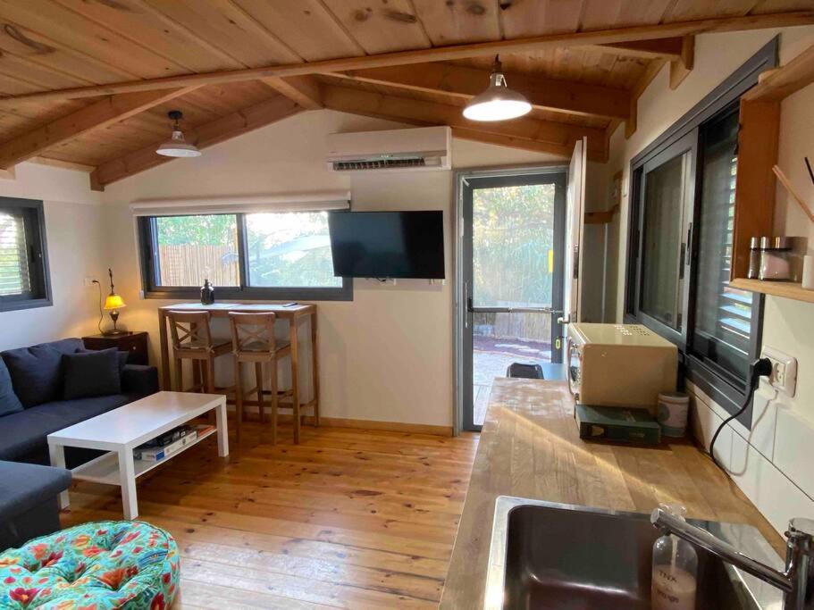Bit cabin near the airport