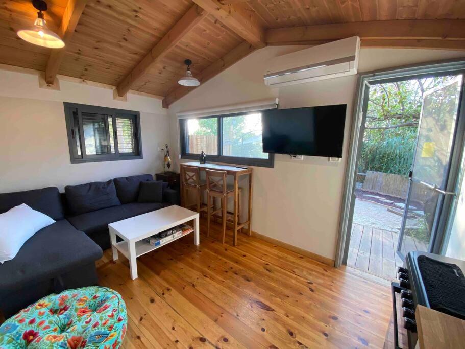 Bit cabin near the airport