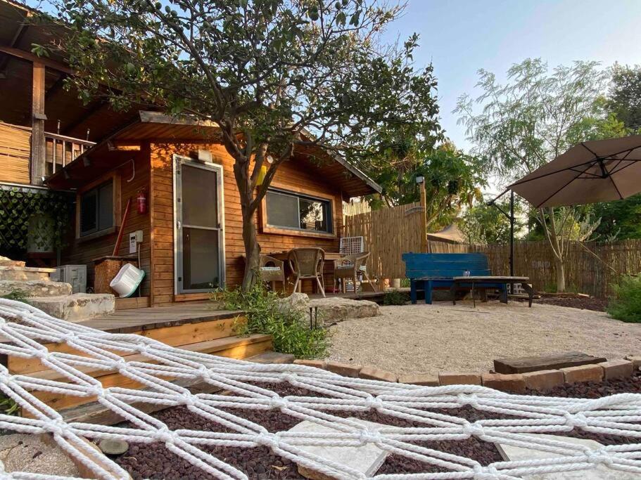 Bit cabin near the airport