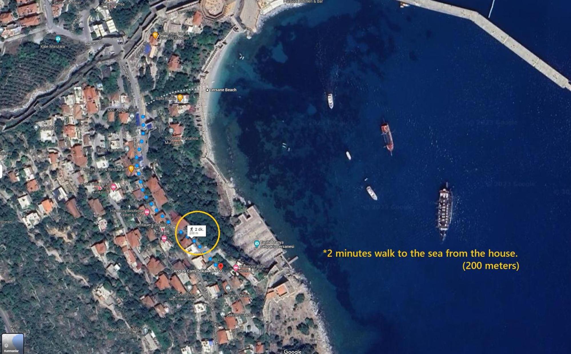 Escape to History in a Stunning Stone House with Garden and Sea View in the Heart of Alanya view 2