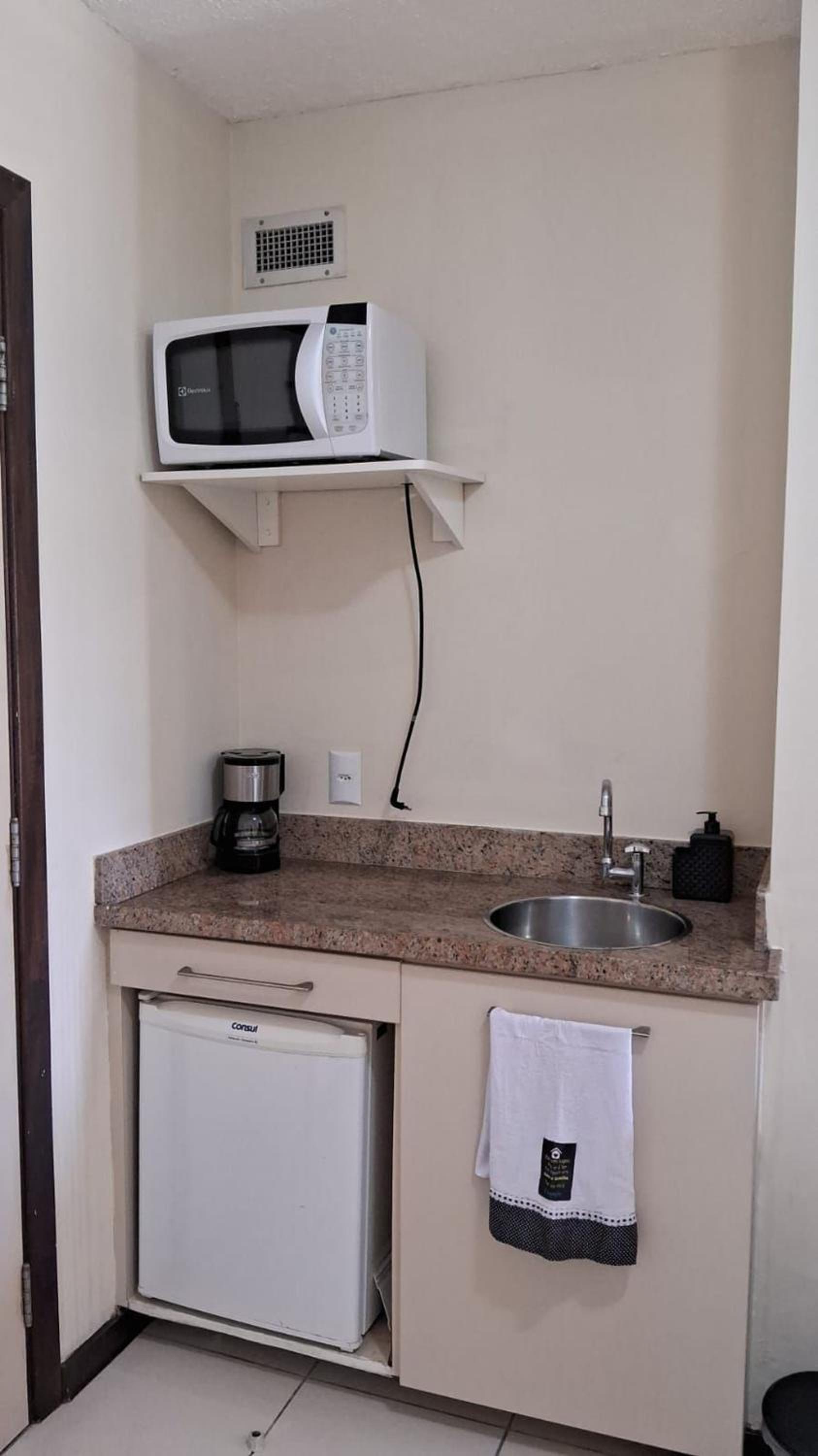 Studio pé na areia, vista, internet e ar