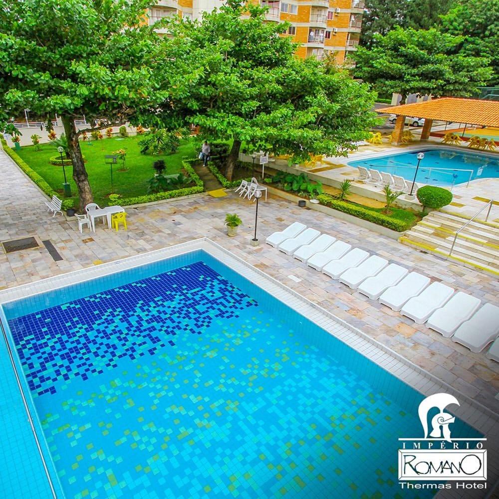 Caldas Novas - diRoma Spazzio - Apto até 4 pessoas - piscinas do hotel 24 horas