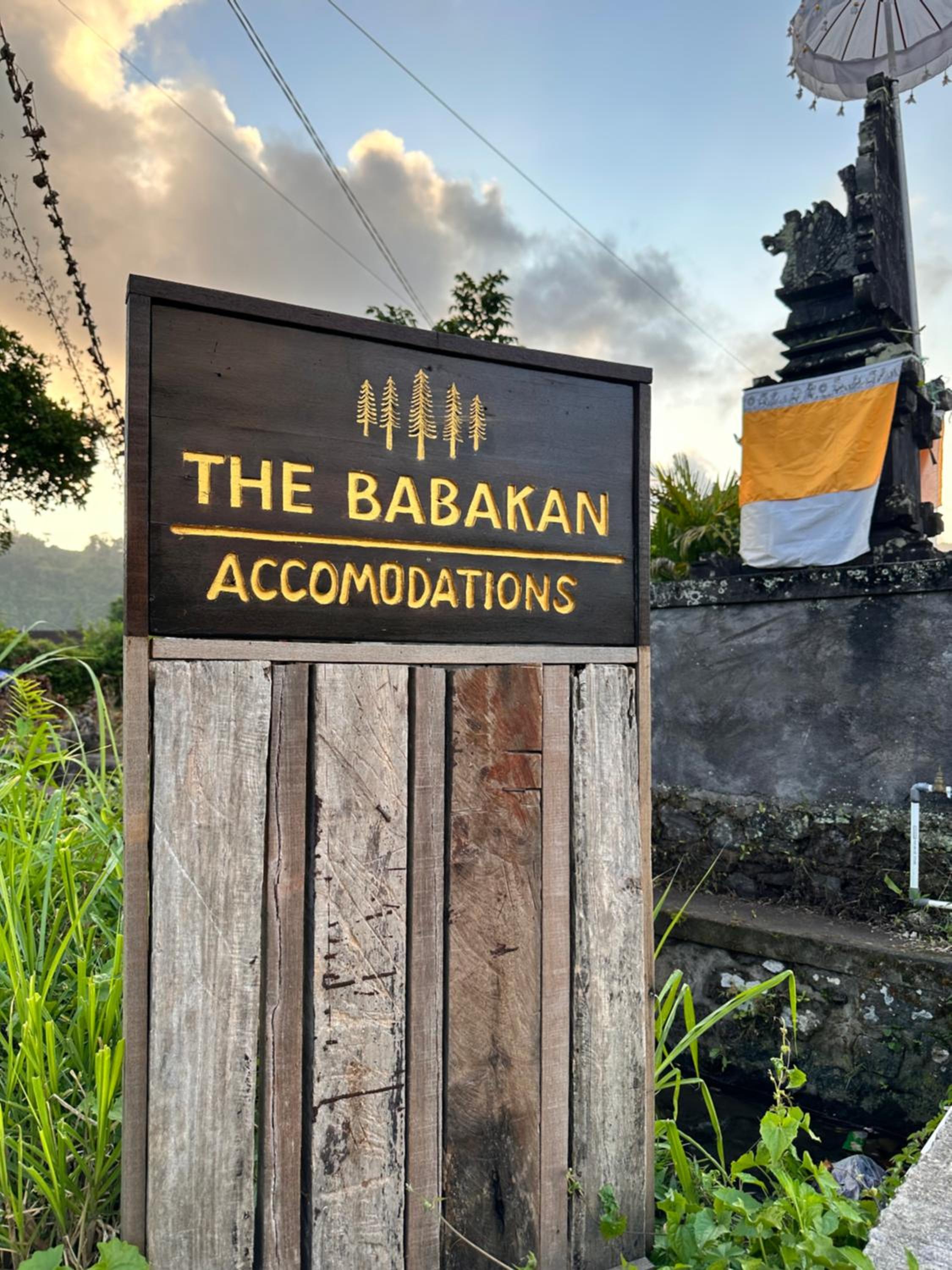The babakan accommodations
