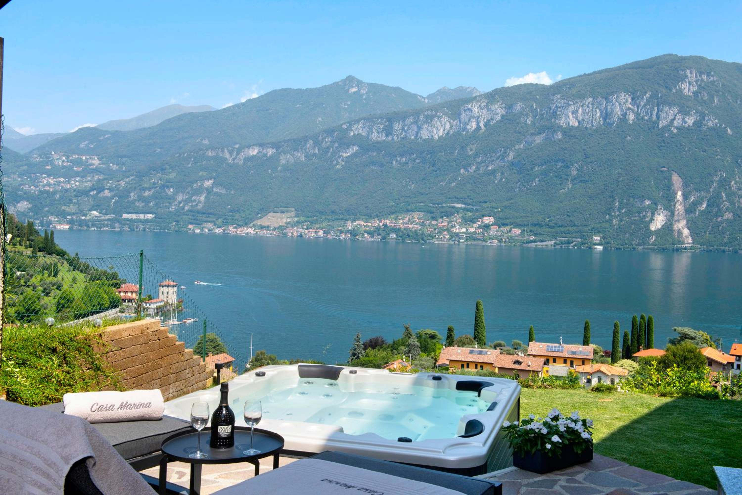 Casa Marina Bellagio private garden view 5