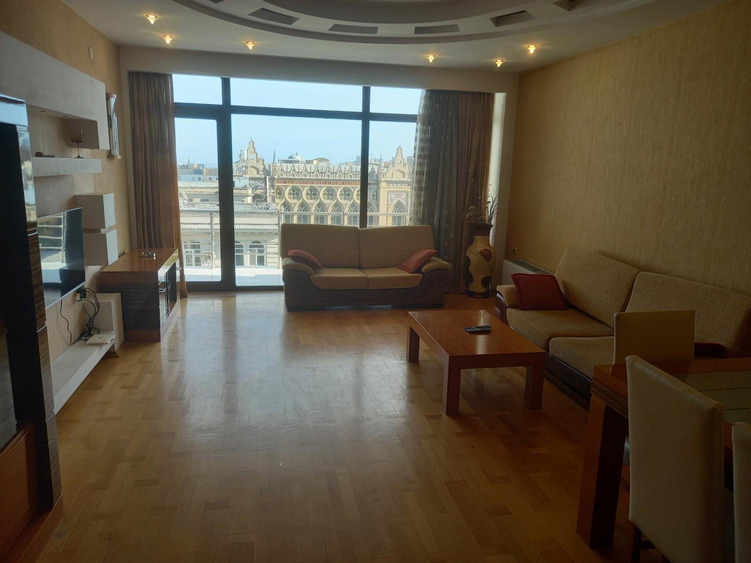 Flame Towers view apartment