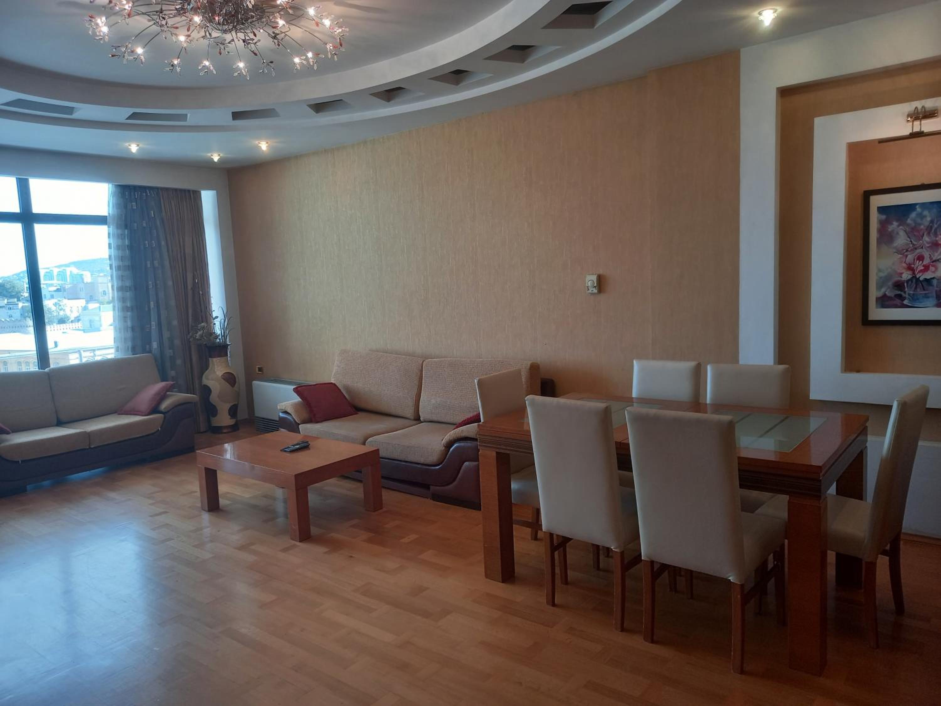 Flame Towers view apartment