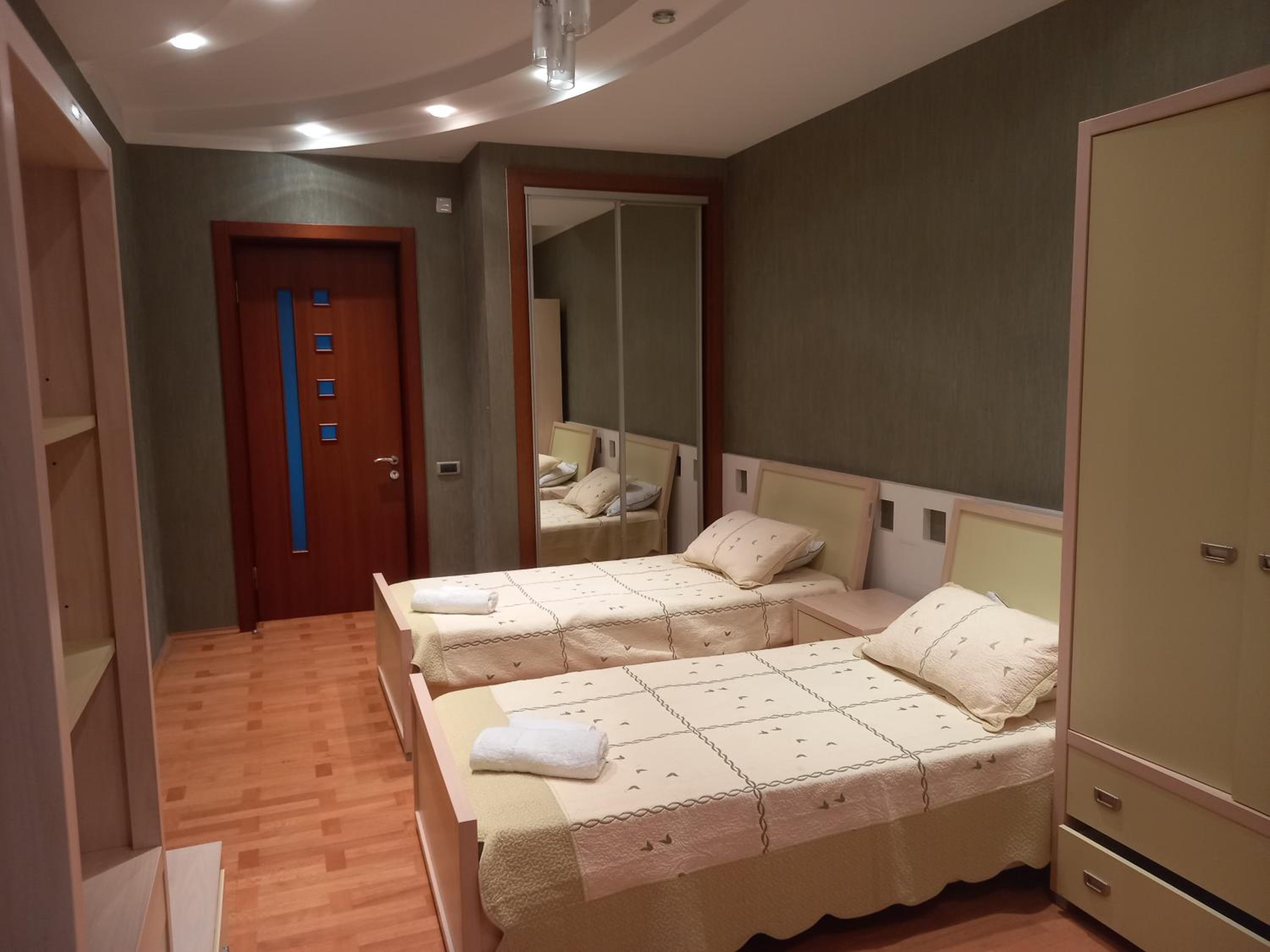 Flame Towers view apartment