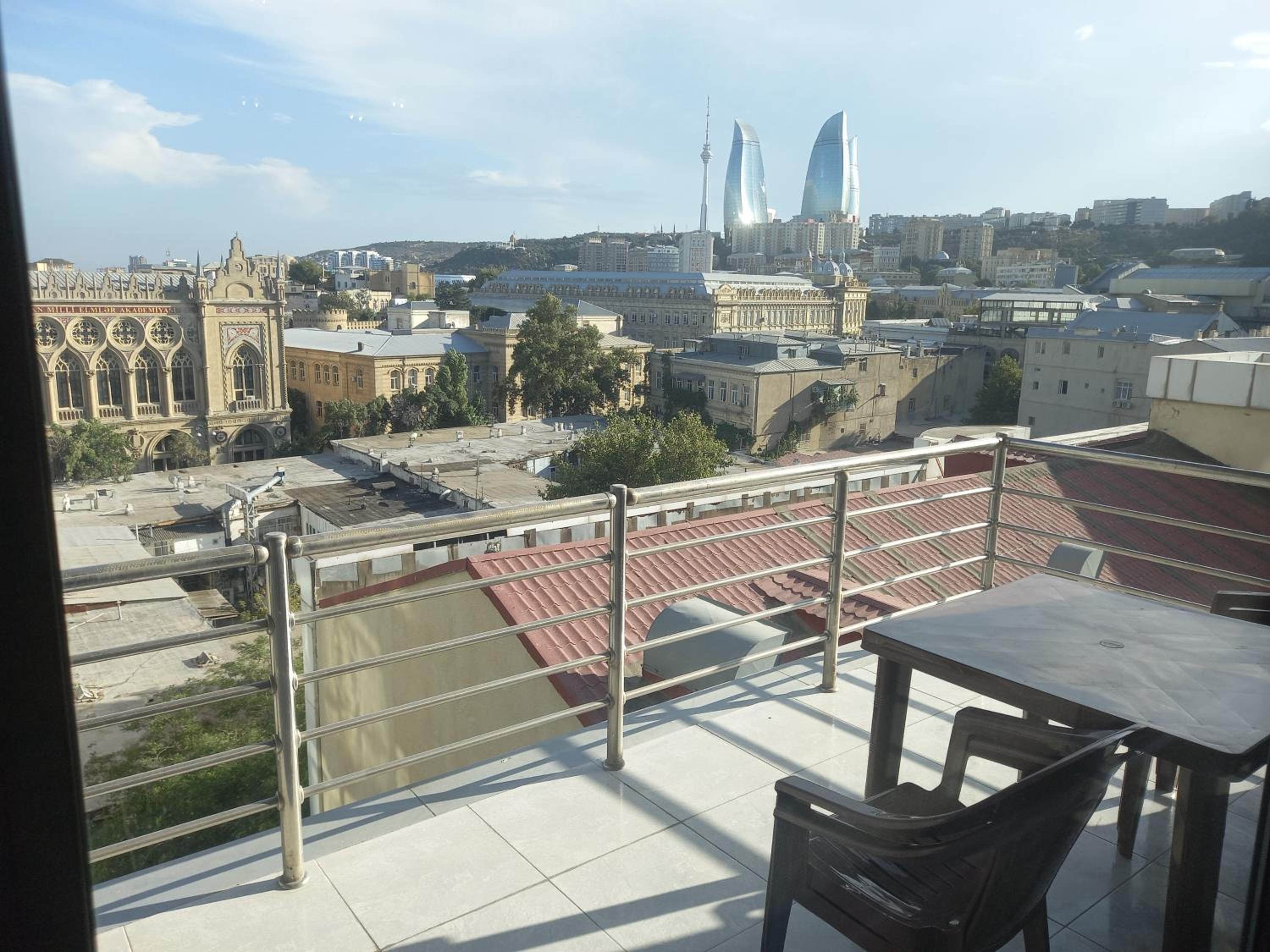 Flame Towers view apartment
