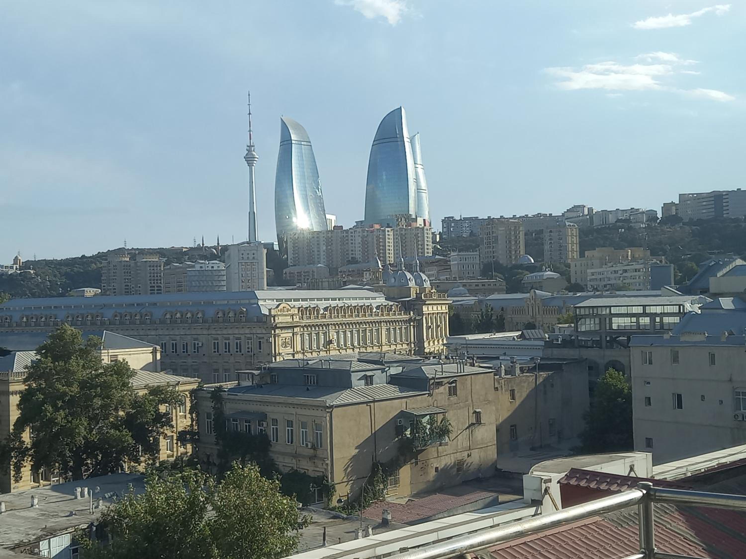 Flame Towers view apartment