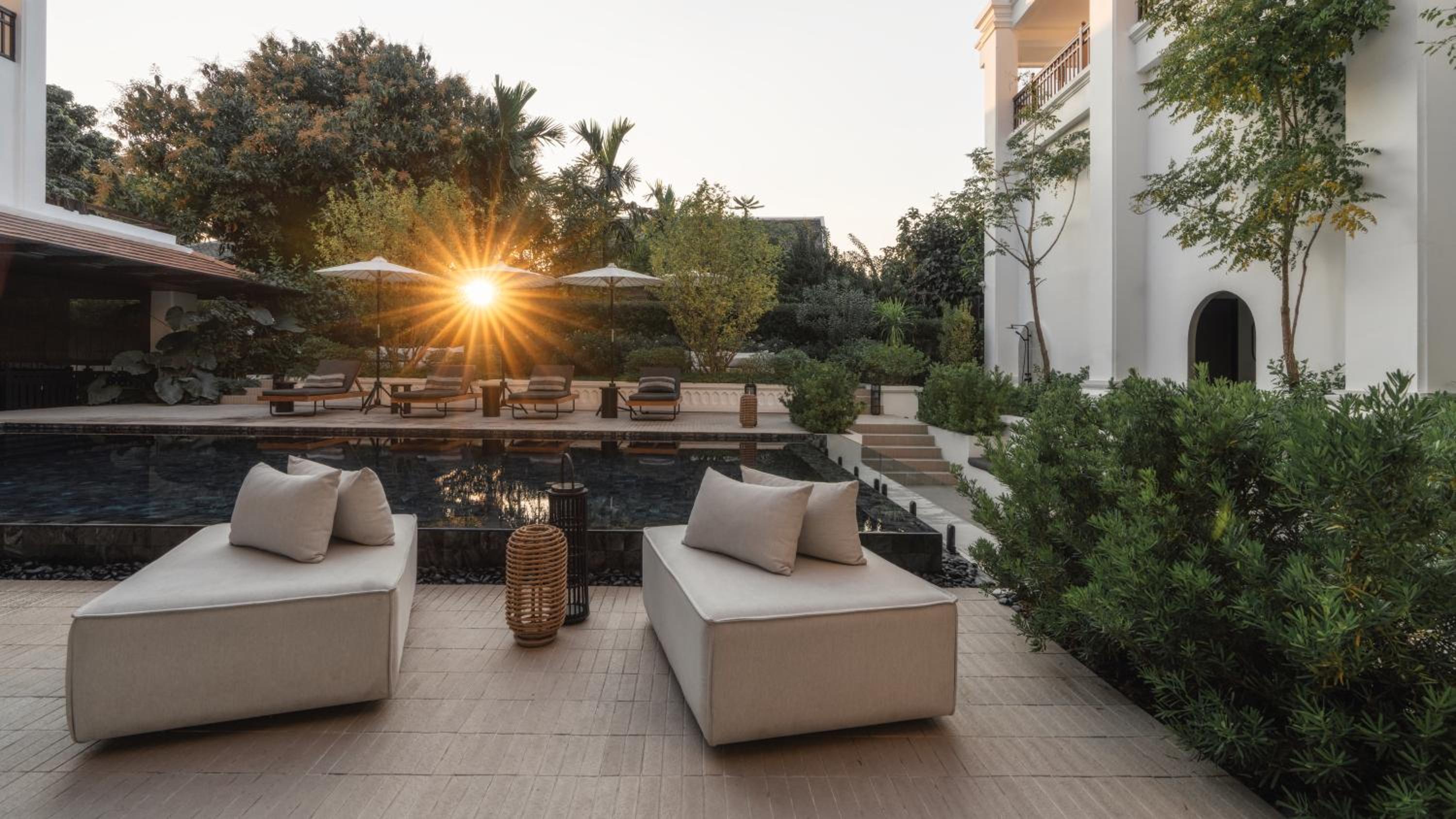 outdoor BBQ area