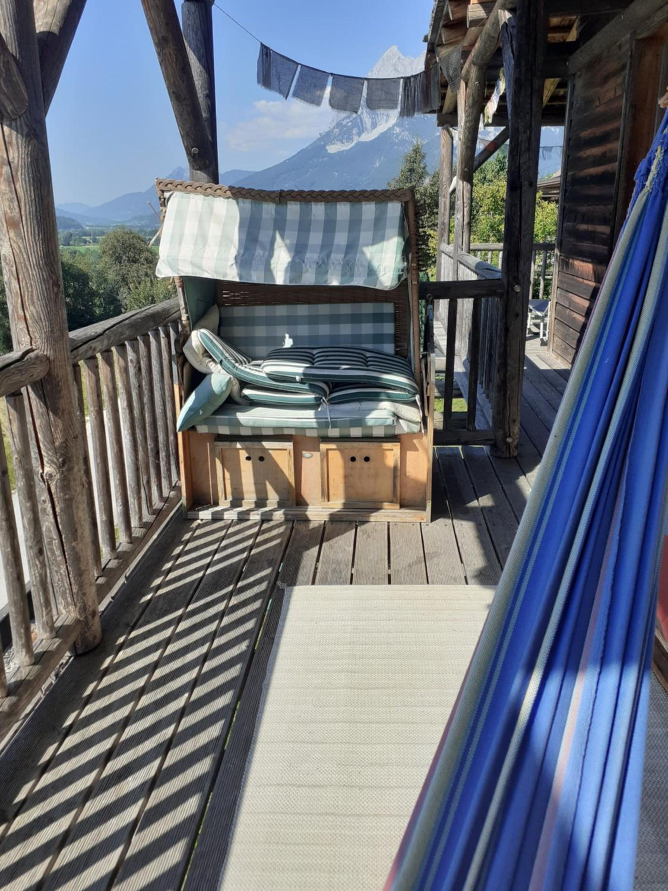 Ferienhaus mit Blick auf den Grimming