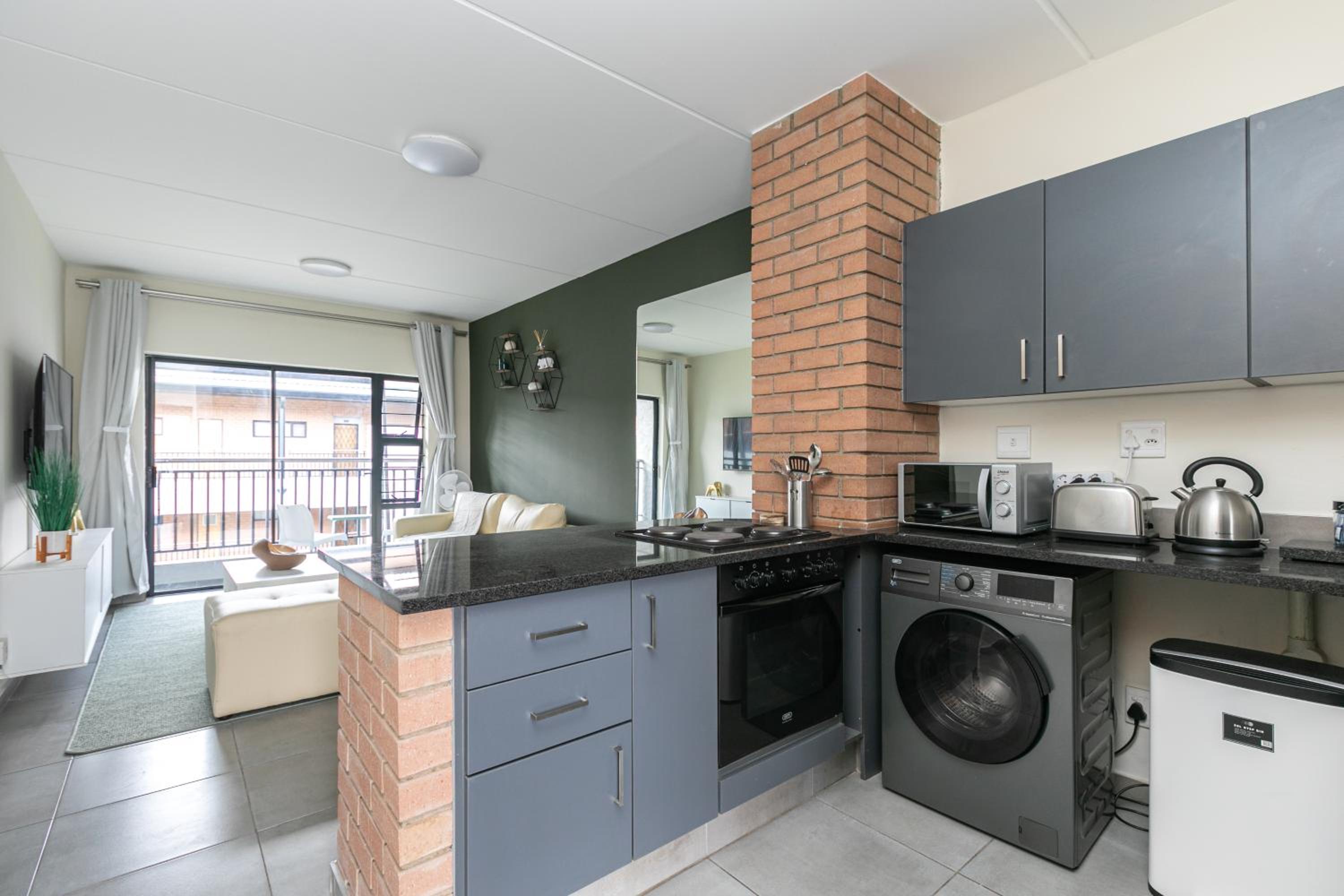 Modern 2 bed apartment, Secure estate view 4