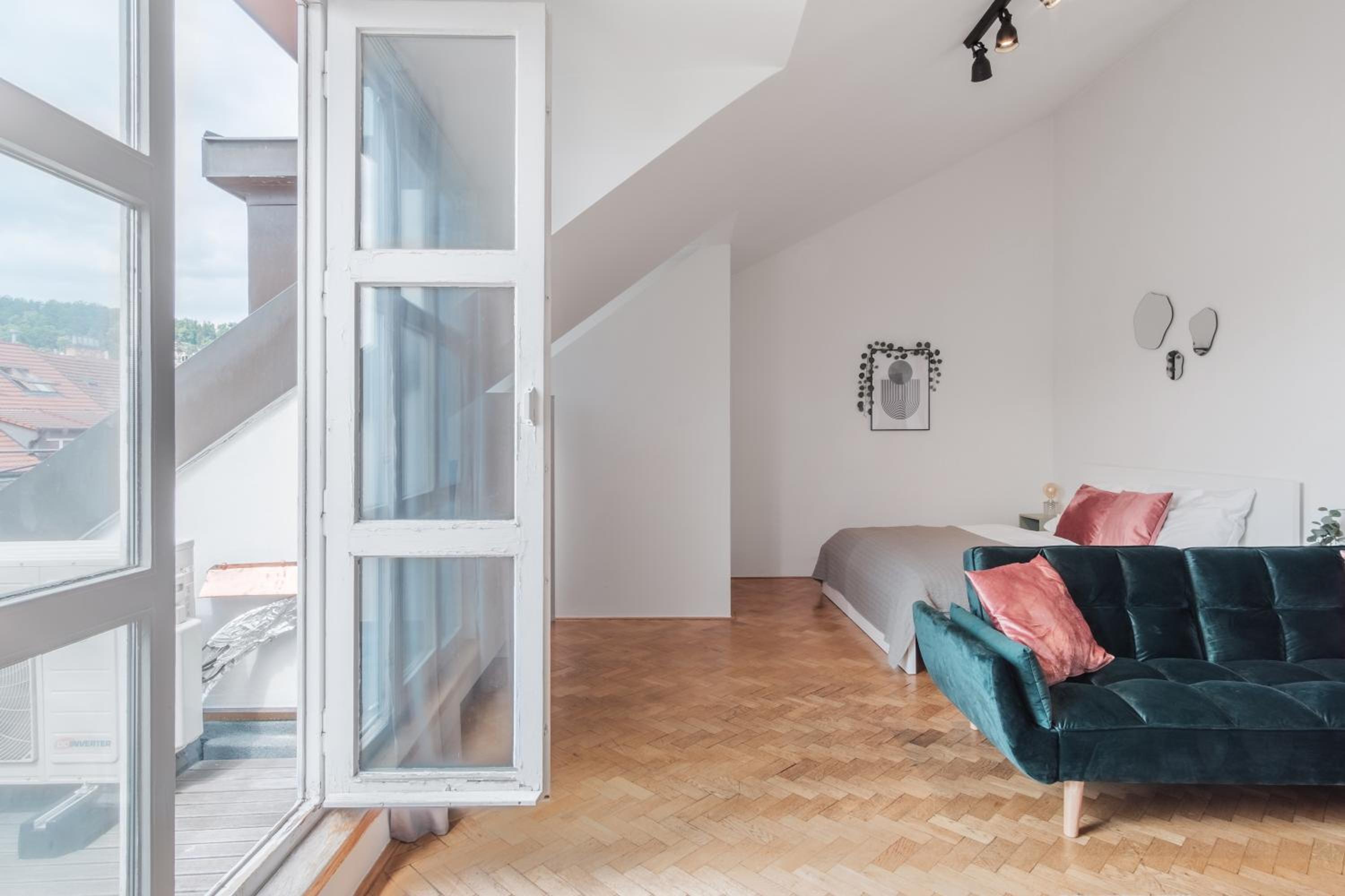 Attic Apartment in Smíchov by Prague Days