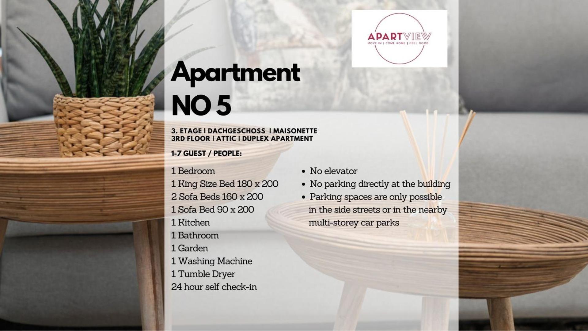 APARTVIEW Apartments Krefeld - WLAN - Zentral - ruhig