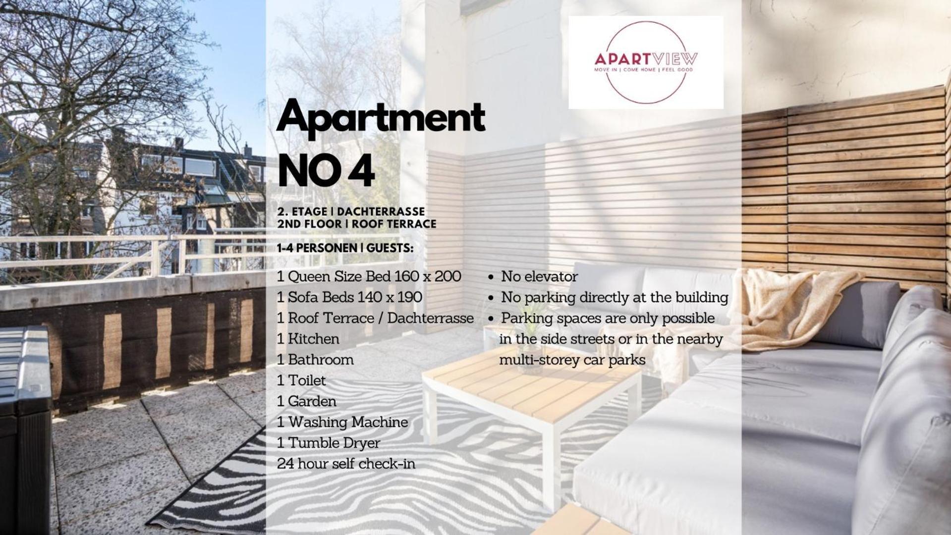 APARTVIEW Apartments Krefeld - WLAN - Zentral - ruhig