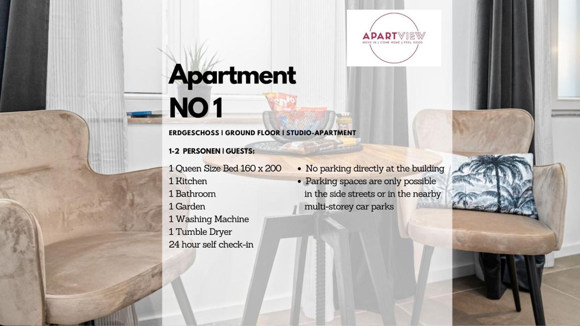 APARTVIEW Apartments Krefeld - WLAN - Zentral - ruhig