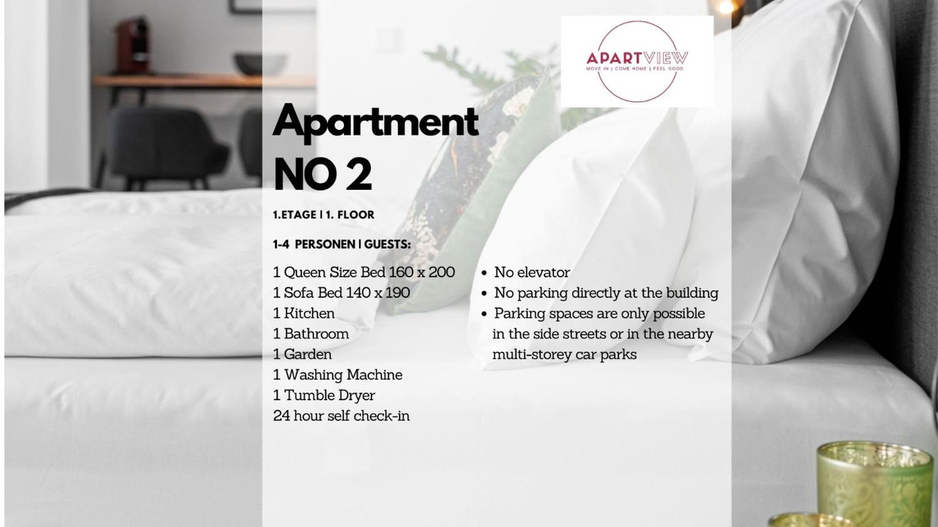 APARTVIEW Apartments Krefeld - WLAN - Zentral - ruhig
