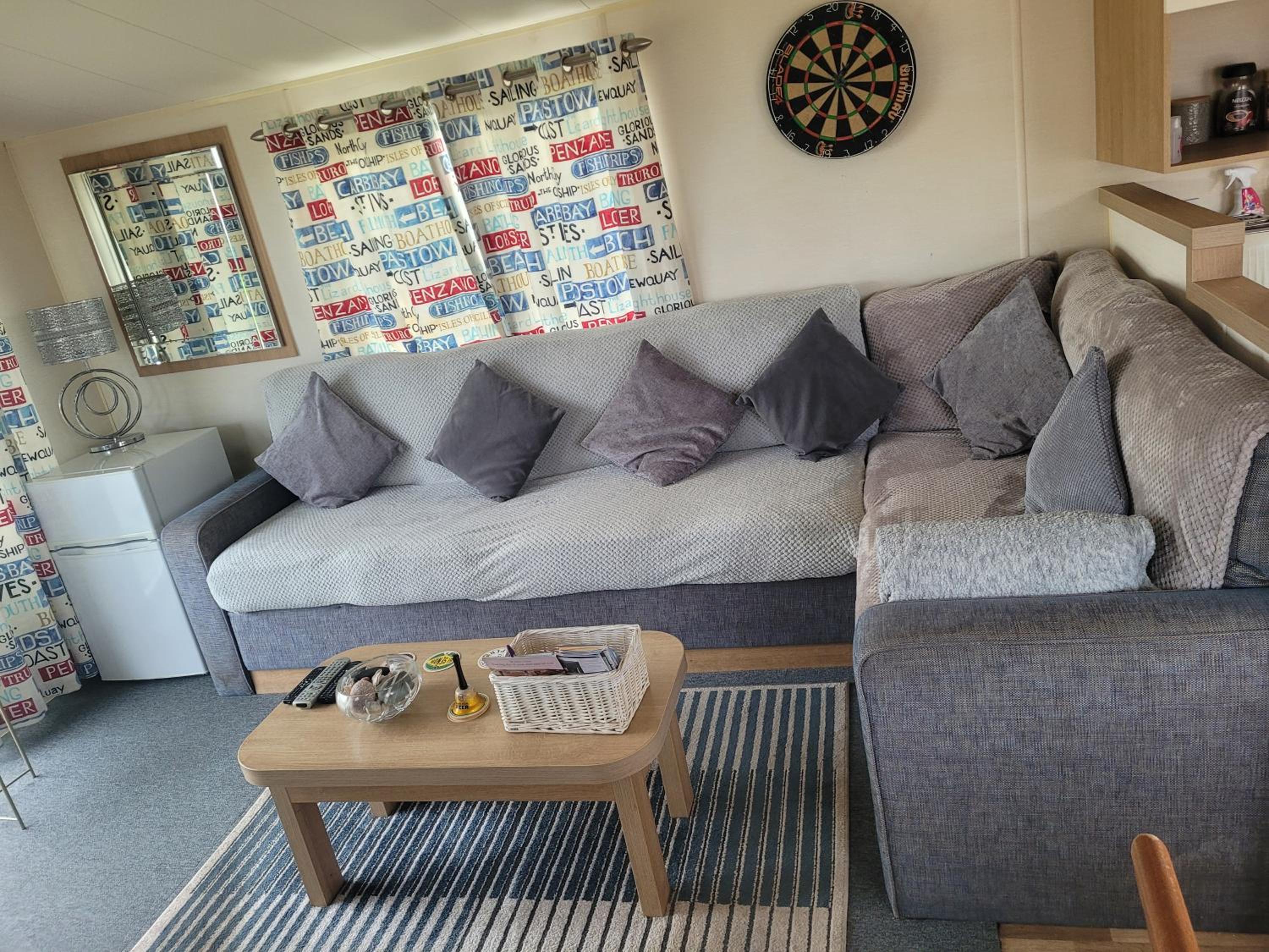 Arual Caravan Manor House Park. Allonby, Cumbria view 2