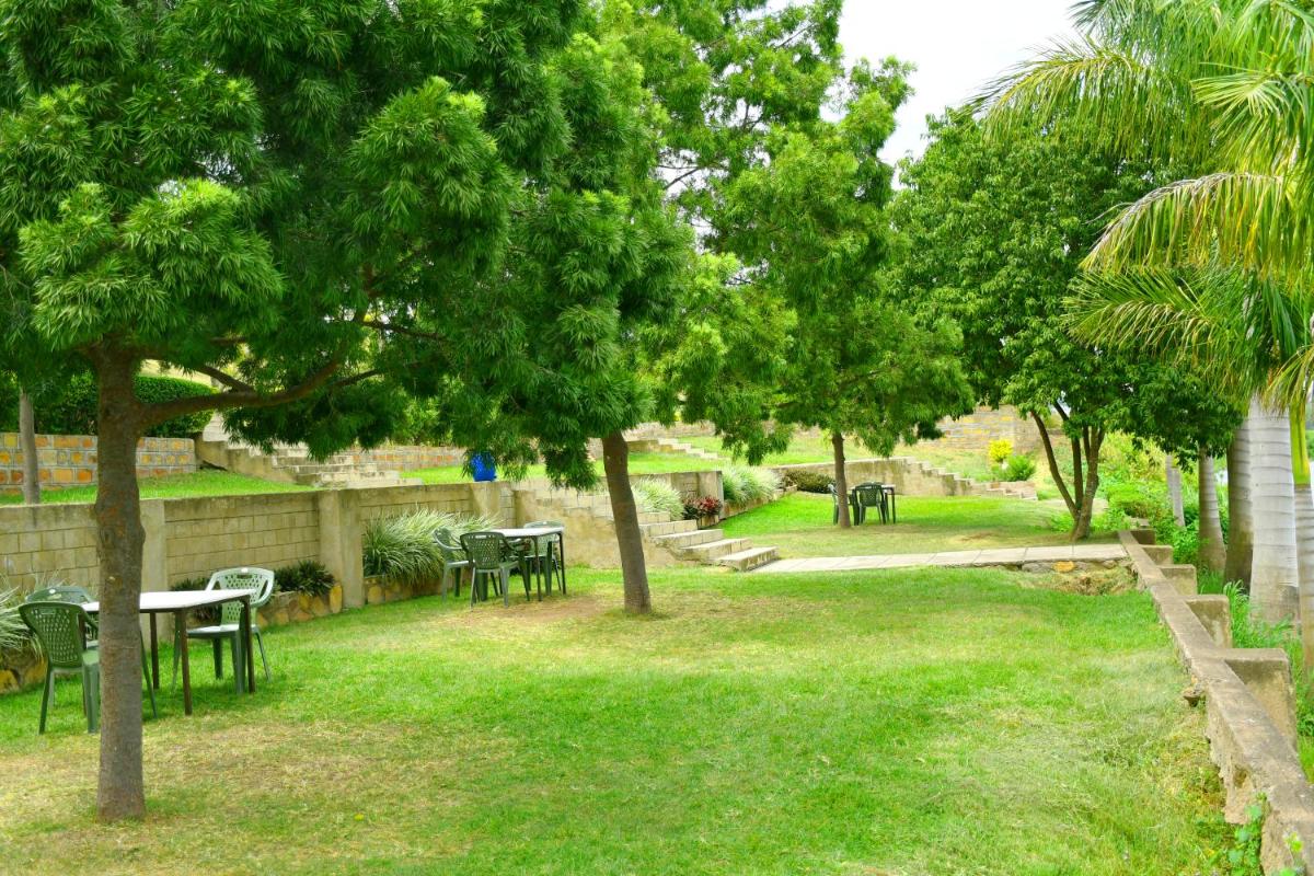 outdoor BBQ area