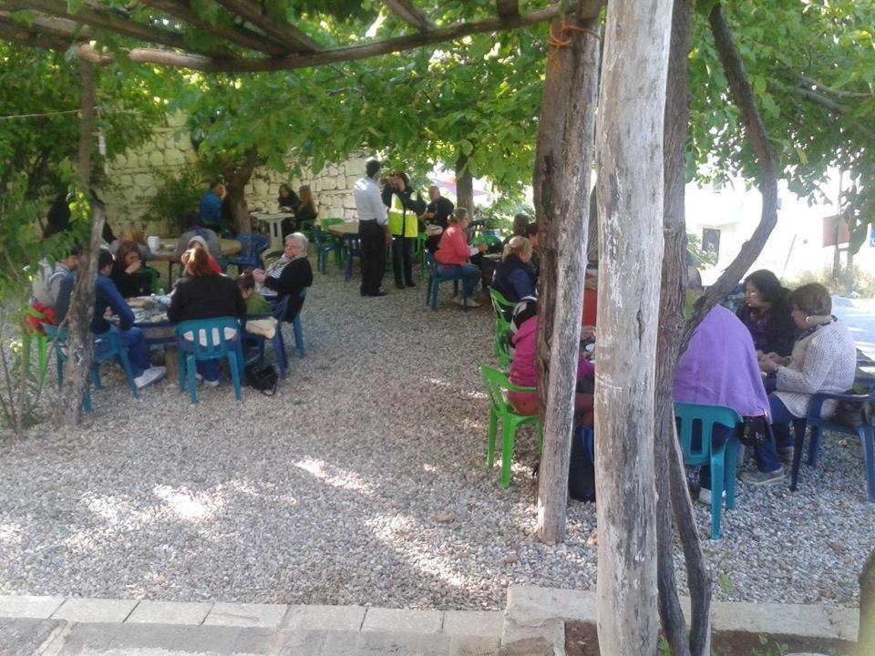 outdoor BBQ area