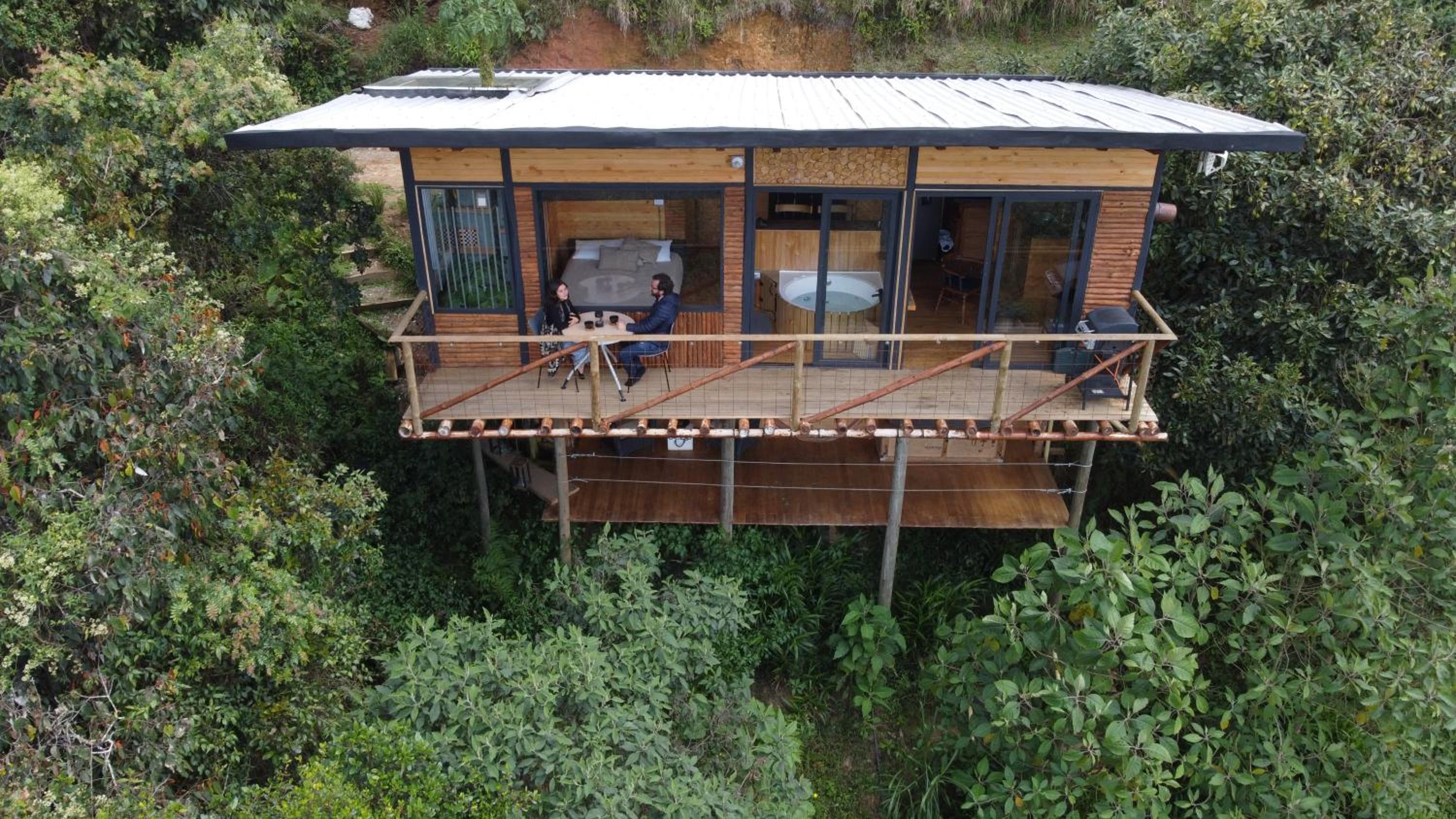 Glamping con jacuzzi cerca a Medellin