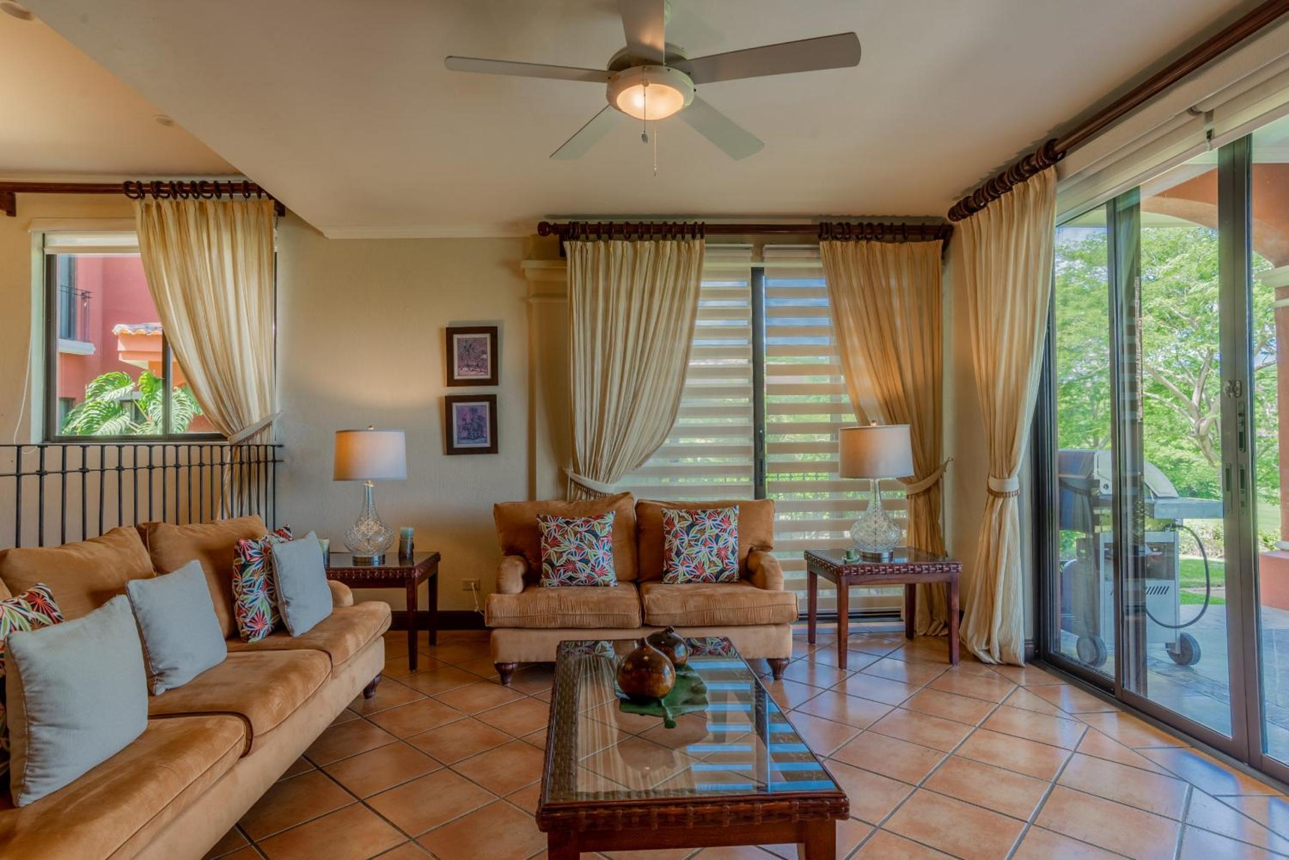 Tropical 2BR Condo with Partial Ocean View - Bougainvillea - Reserva Conchal