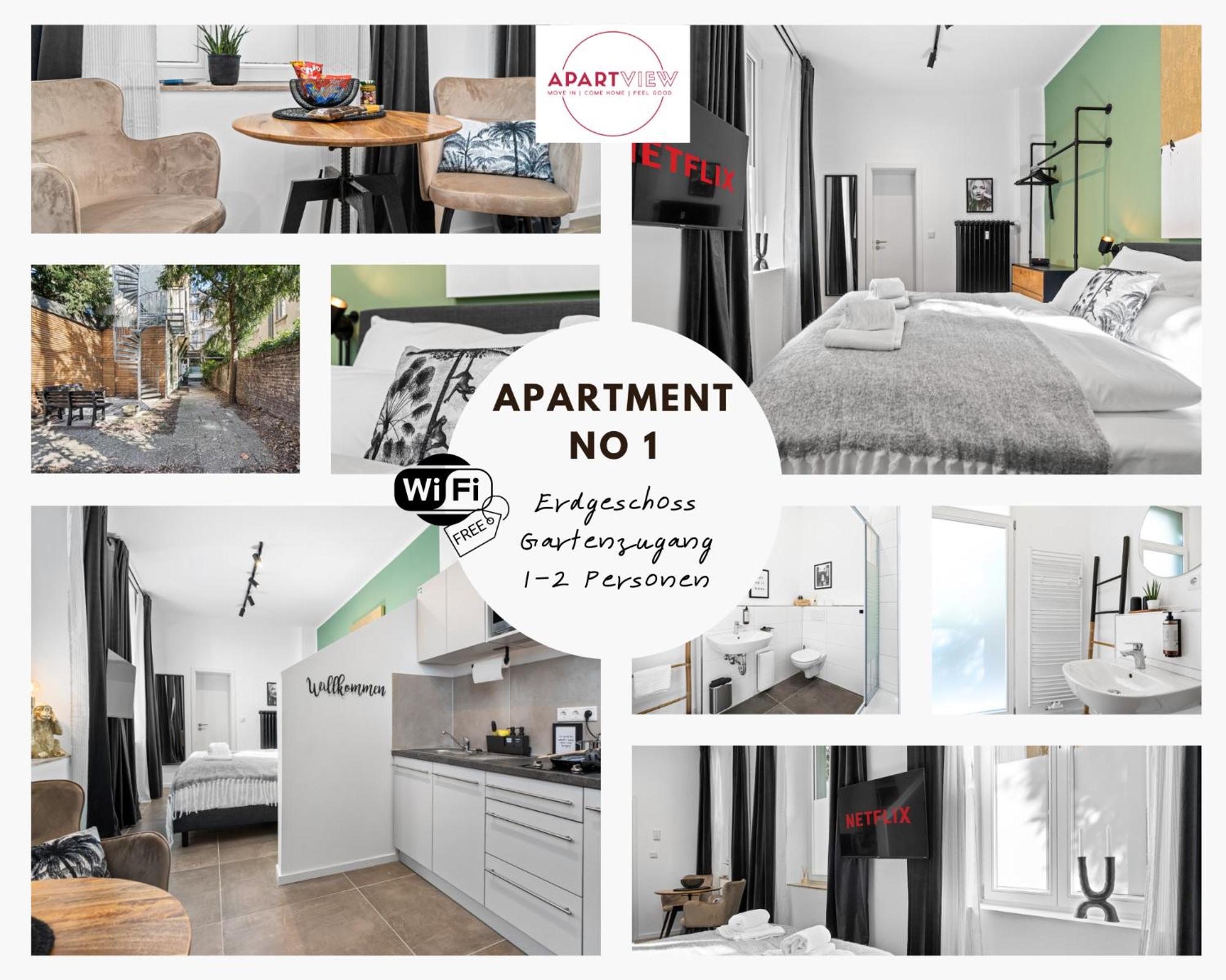 APARTVIEW Apartments Krefeld - WLAN - Zentral - ruhig