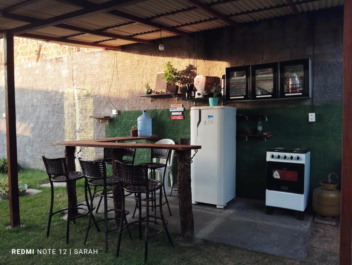 outdoor BBQ area