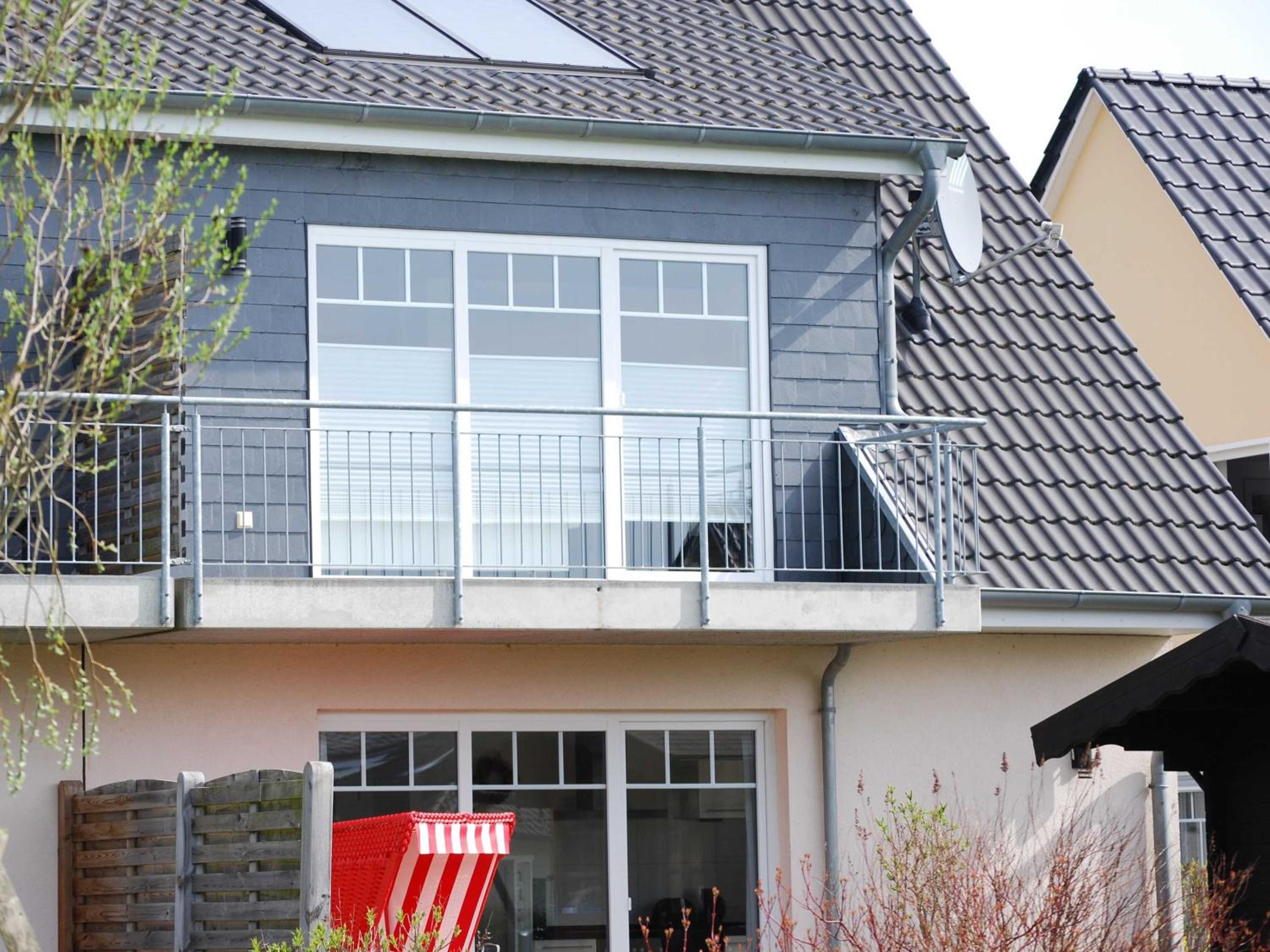 Kliff am Meer Balkon Waschmaschine