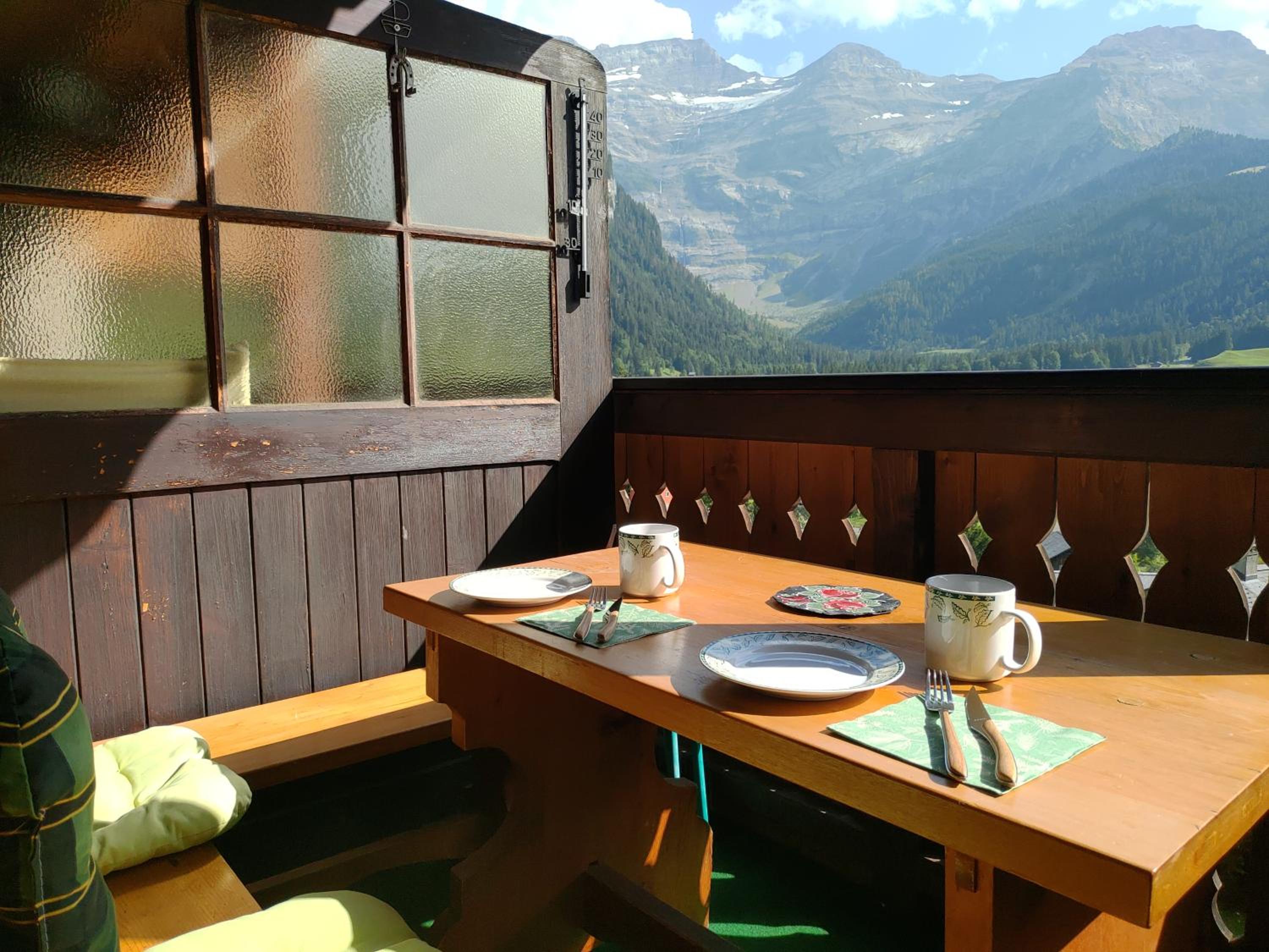 Studio avec vue splendide sur les Diablerets