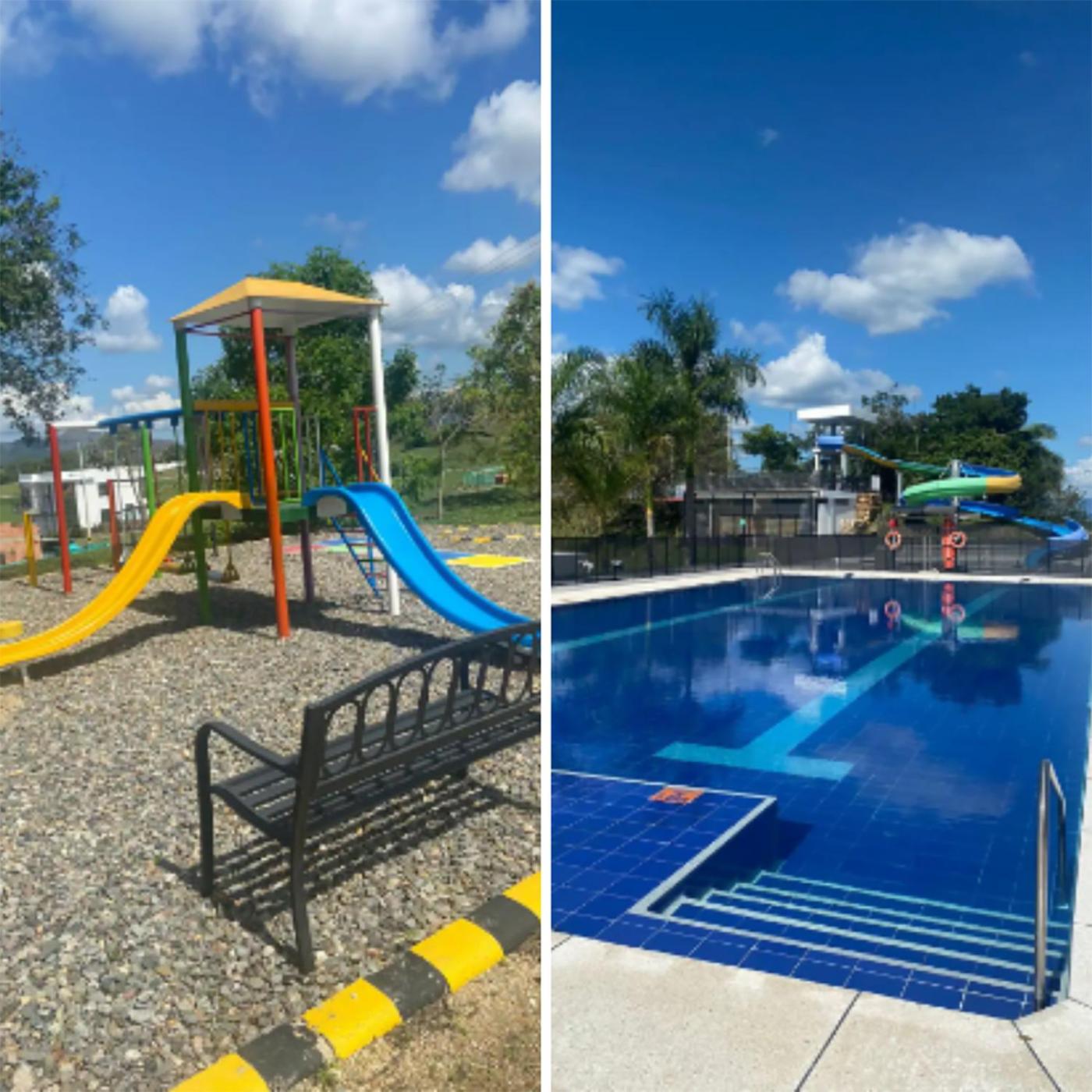 Hermosa casa vacacional en Condominio campestre con baño turco