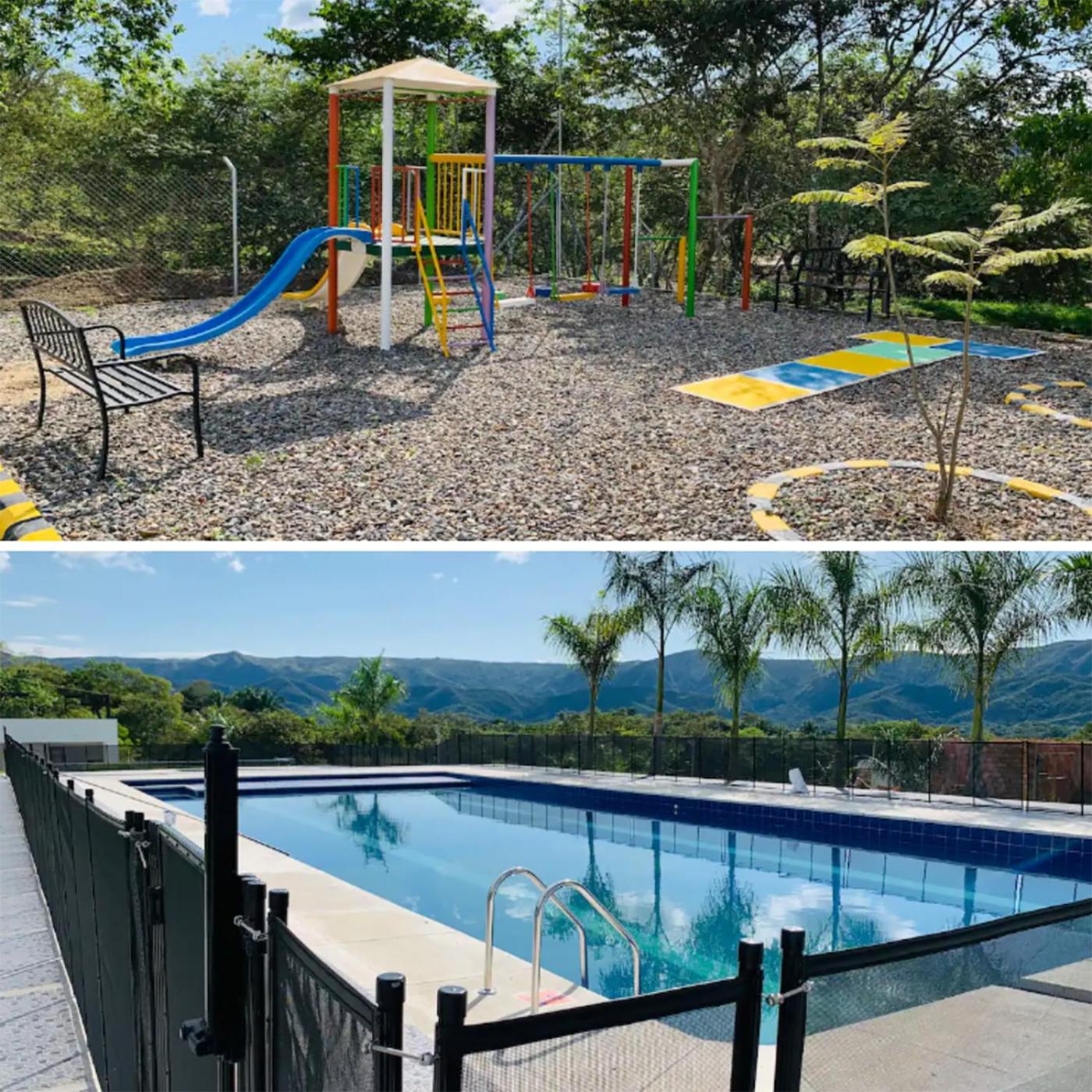 Hermosa casa vacacional en Condominio campestre con baño turco