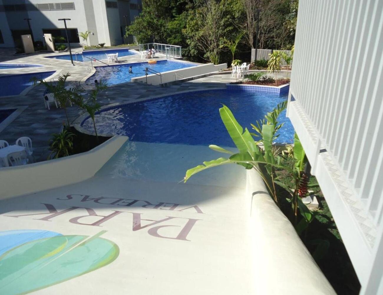 Parque Veredas flat 311 VISTA PARA AS PISCINA ASCESSO AO RIO AO LADO DO HOT PARK