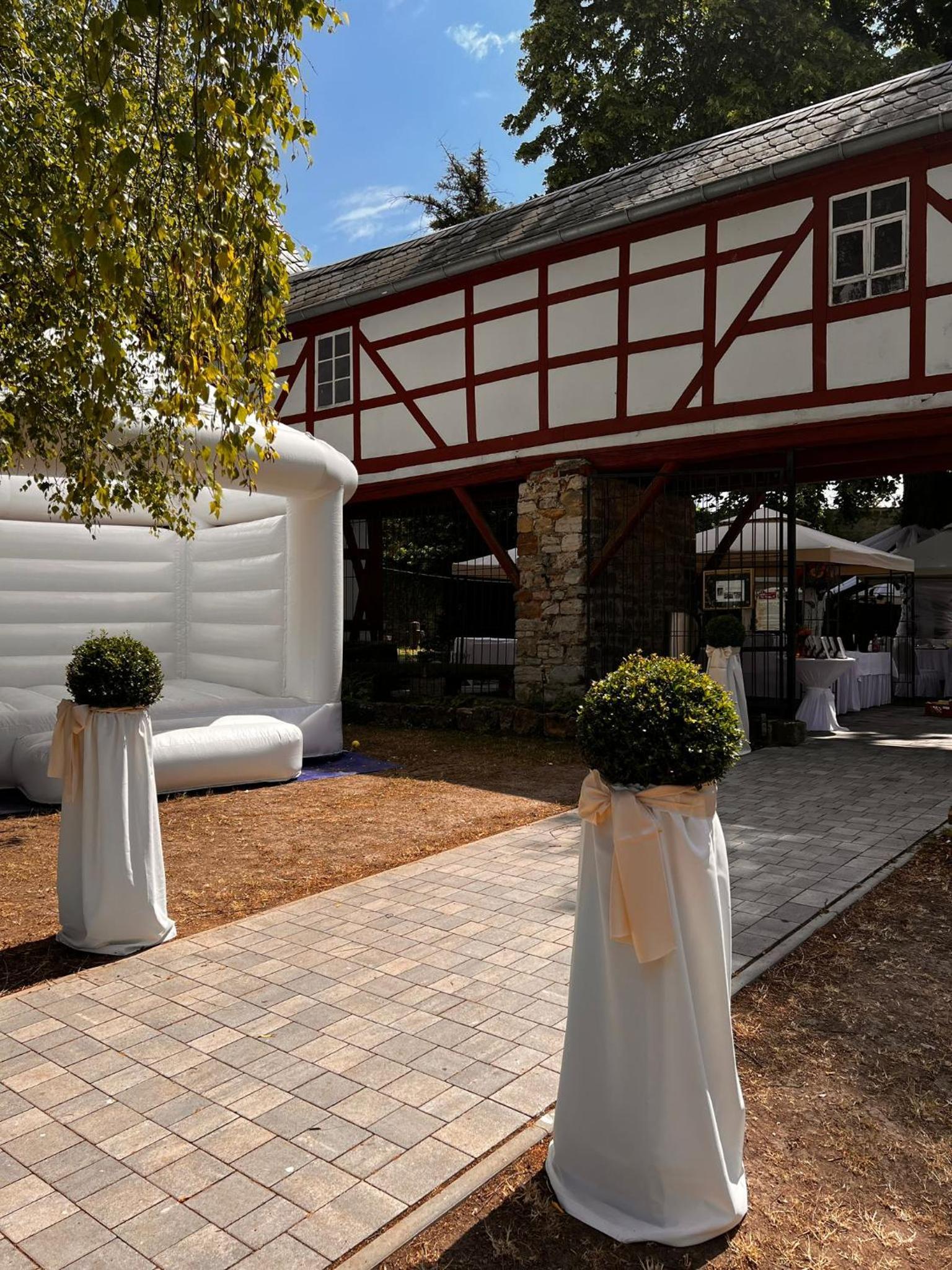 outdoor BBQ area
