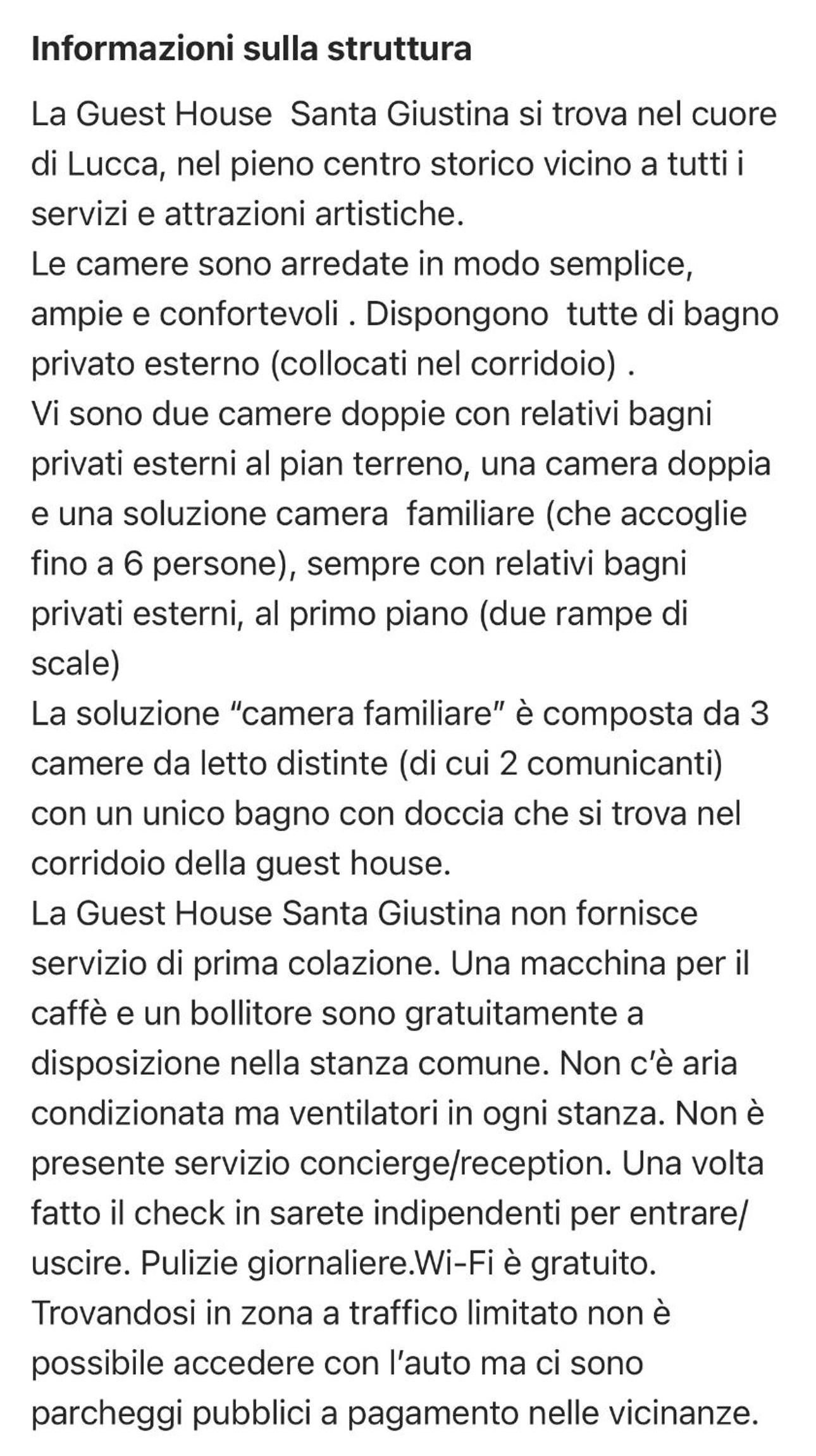 Guest House Santa Giustina Lucca Centro Storico — photo 48