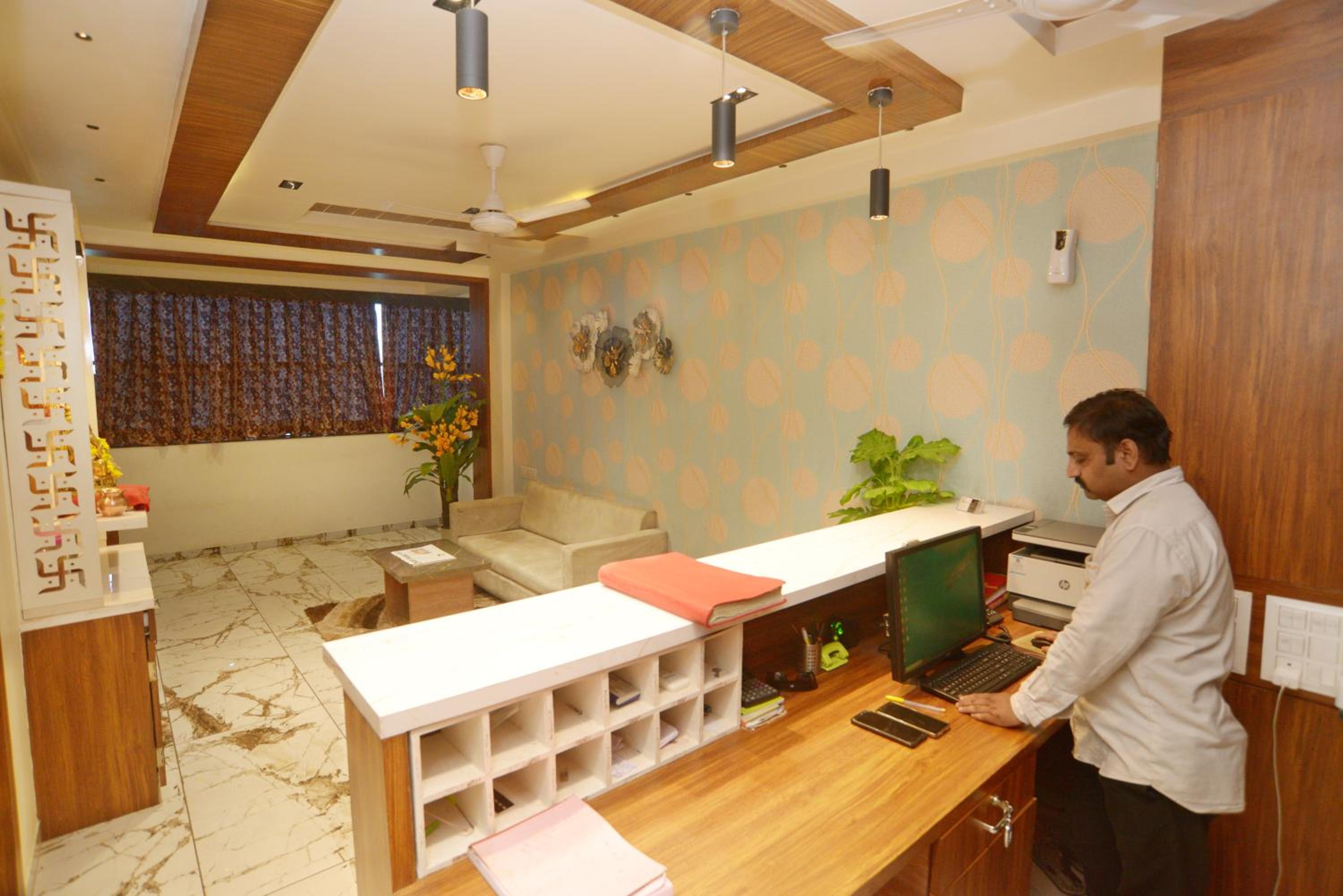 hotel reception