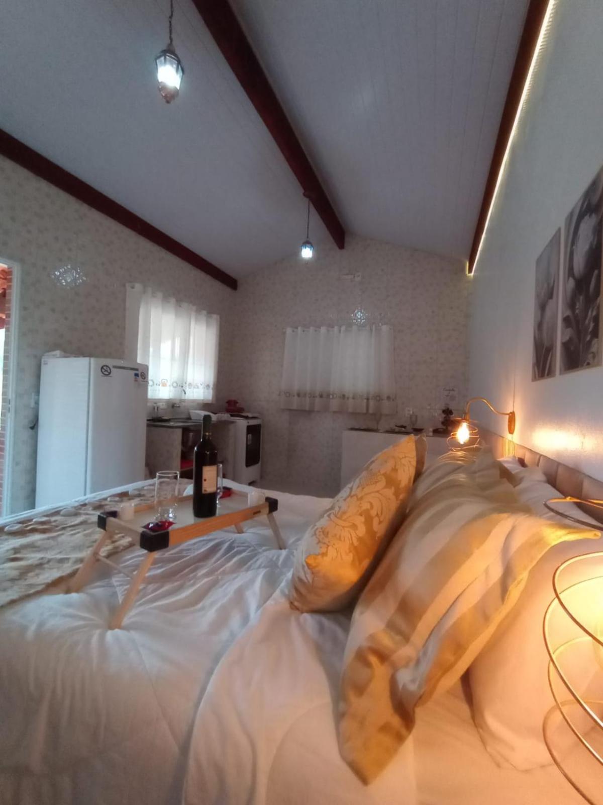 Casa da Vovó na Pousada Sitio Pauletto - com Cozinha, Churrasqueira e Decoração