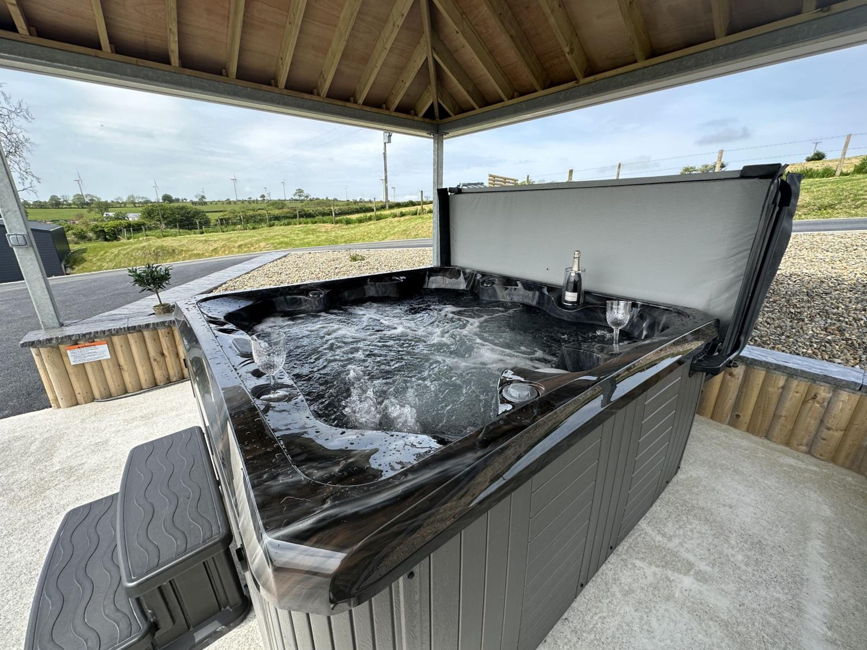 Drefach - Refurbished farmhouse in stunning surroundings with hot tub view 3