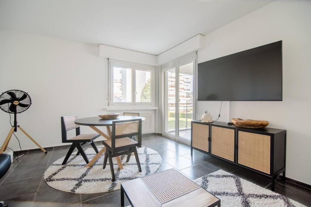 Lugano Ferienwohnung nähe vom See mit Swimmingpool & Sauna