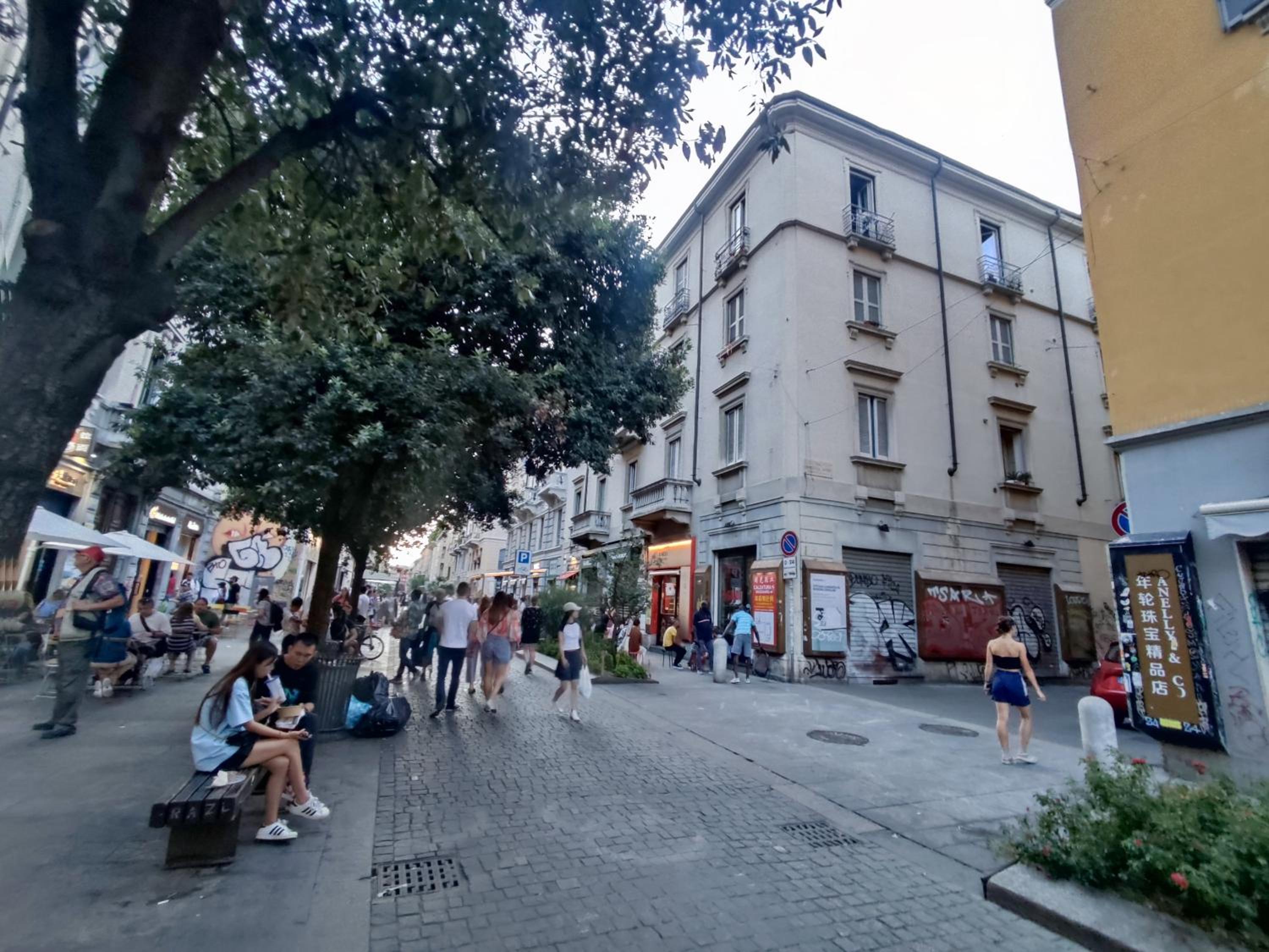 Isola di Chinatown area pedonale