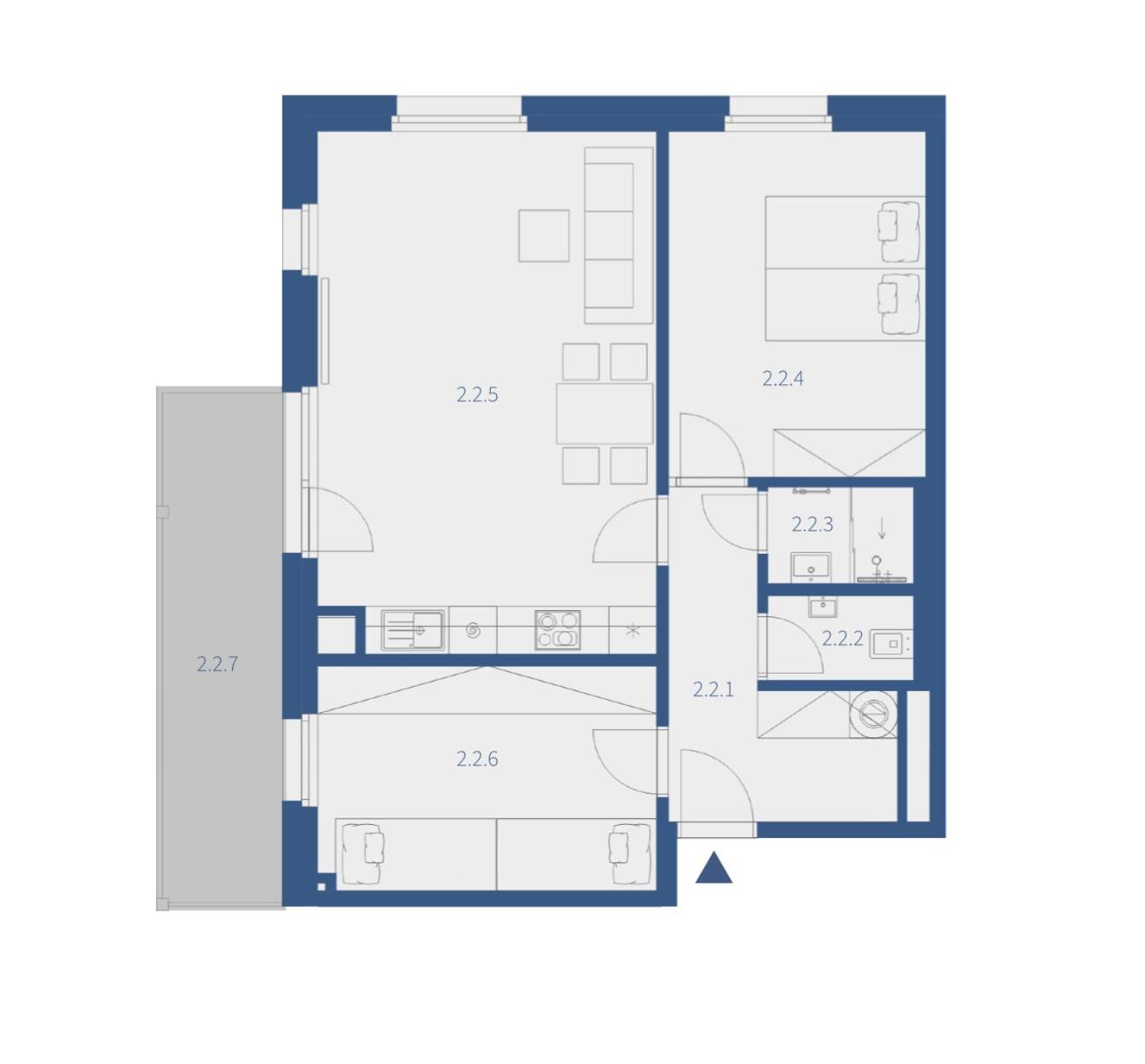 Family 2 bedroom Ski&Bike Apartment with Terrase
