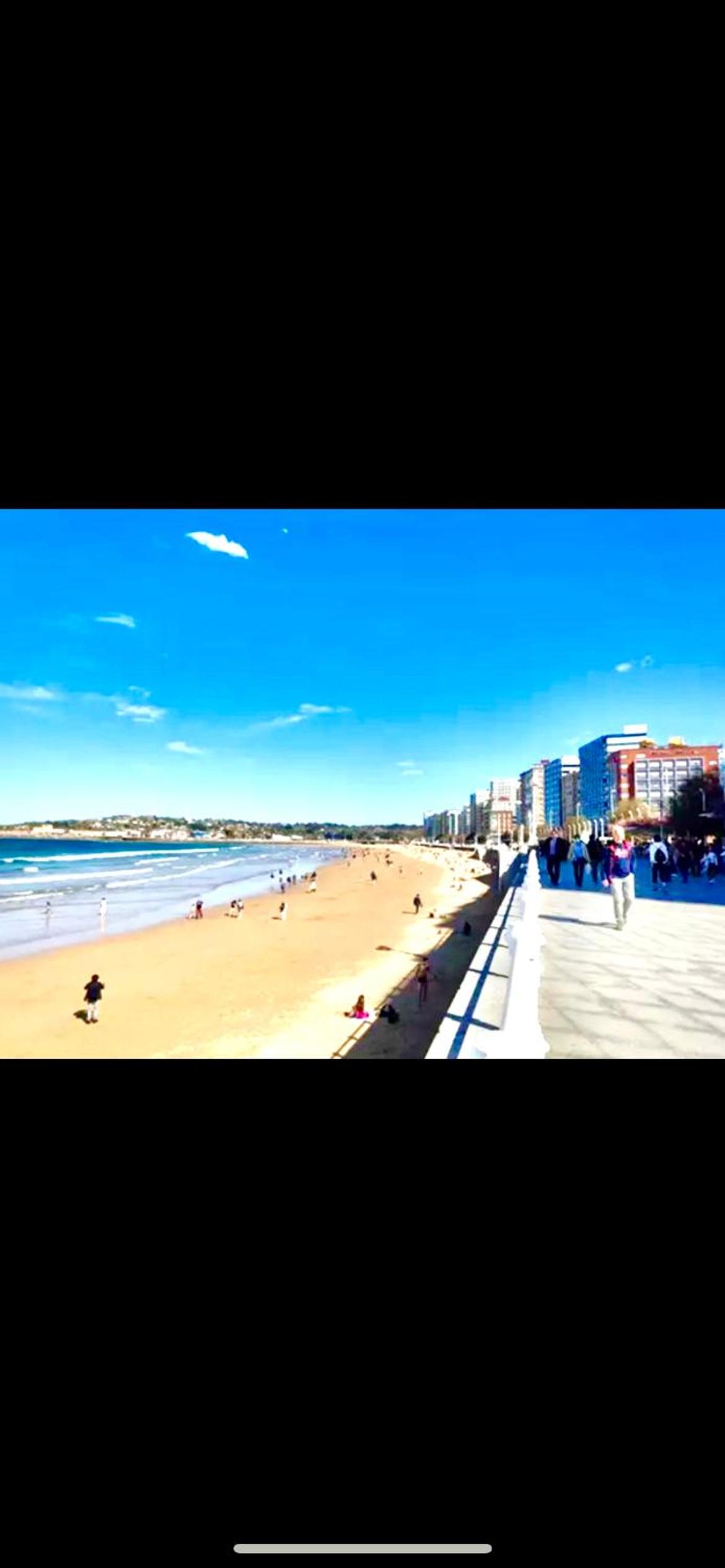 Ático con terraza, vistas al mar y parking en playa de S Lorenzo view 5