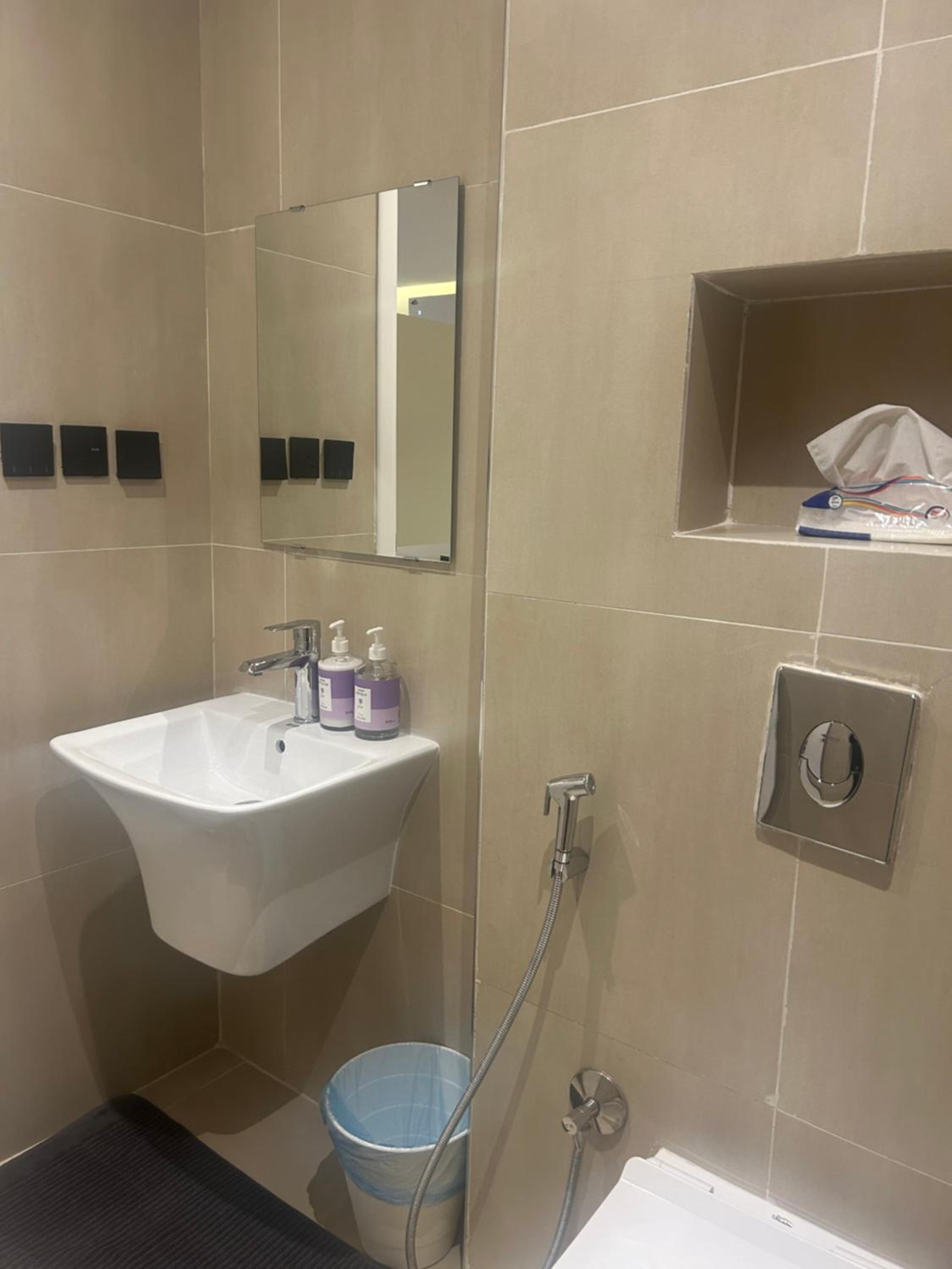 Luxurious apartment with a hall and 3 bedrooms with self-entry