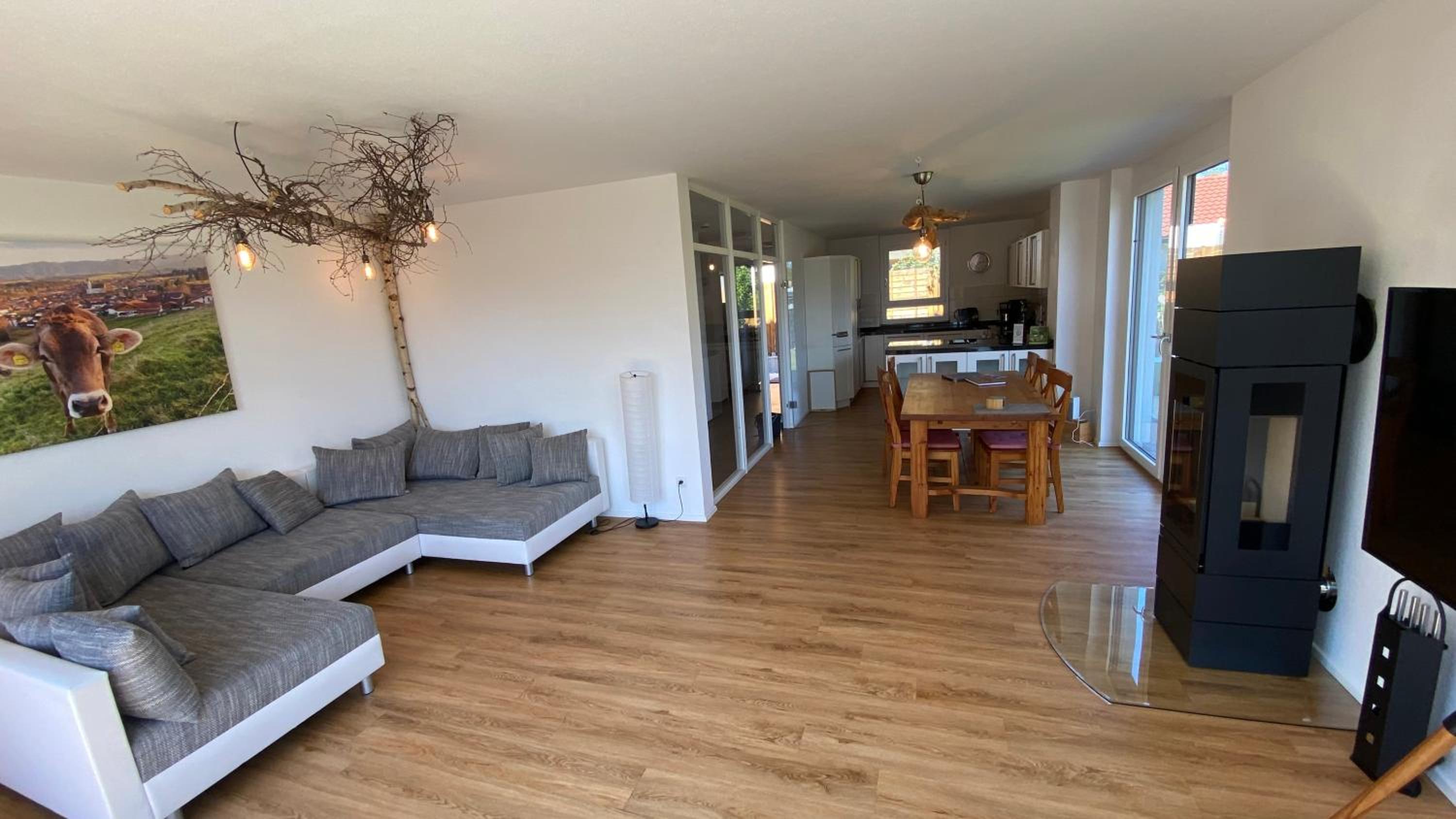 Villa Herzland Allgäu mit großem Garten und gemütlichem Kaminfeuer inklusive KÖNIGSCARD, Skipass, Bergbahn, Therme inkl