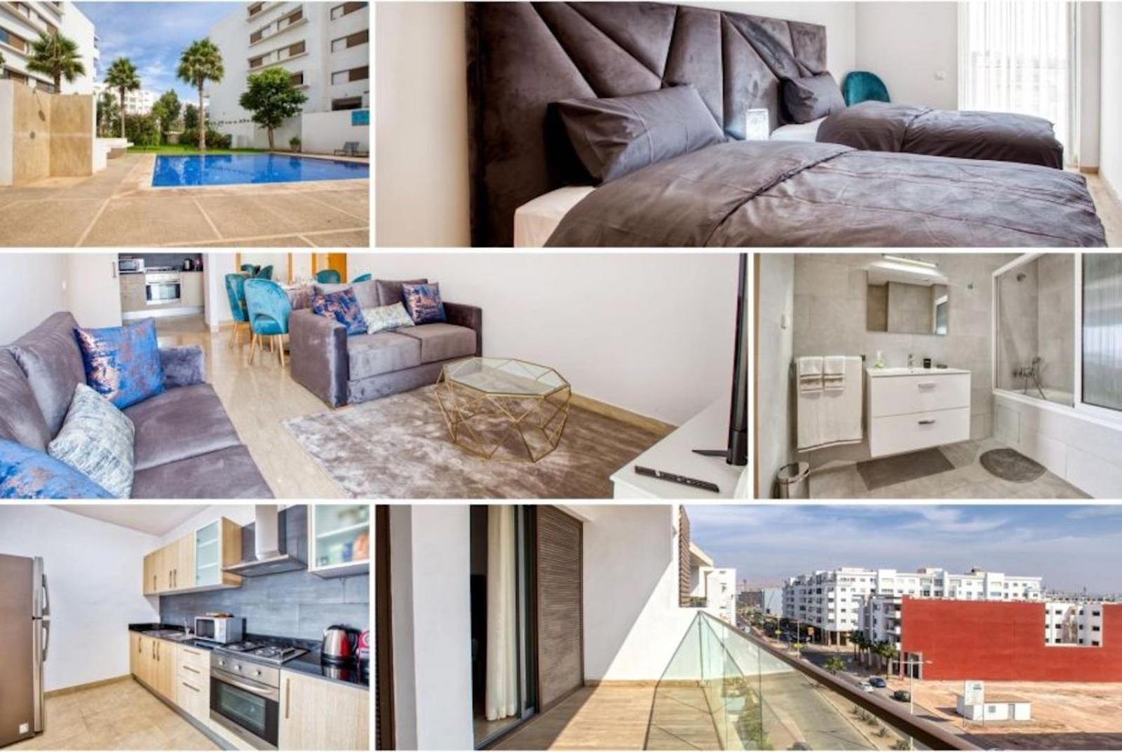 Luxury Apartment 100sqm near Beach with Pool Unlimited WiFi and Optical Fiber view 5