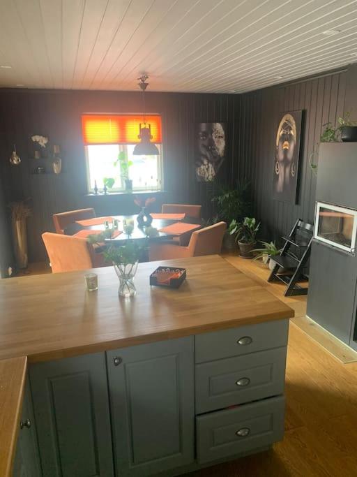 Trivelig villa med innendørs peis view 2