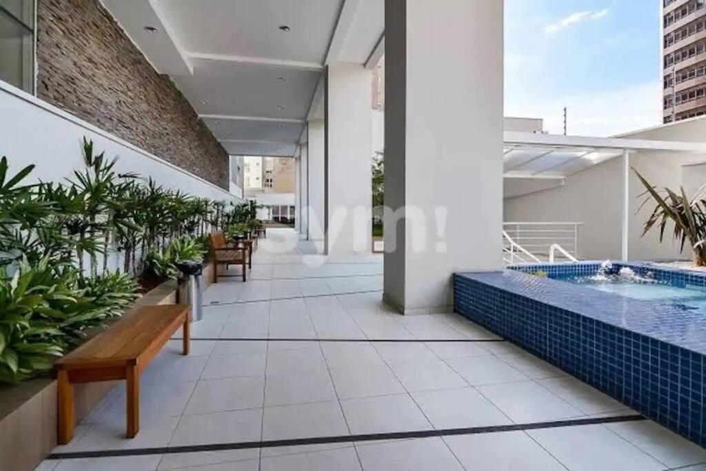 Lindo studio equipado em apartamento clube com academia e conforto no centro de Curitiba - MID Home