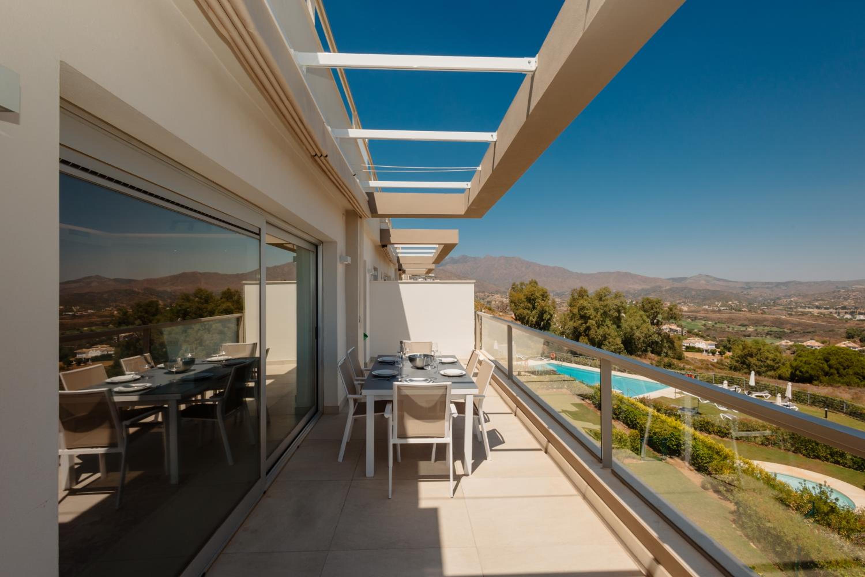 Modern holiday apartment with incredible sea views in La Cala de Mijas