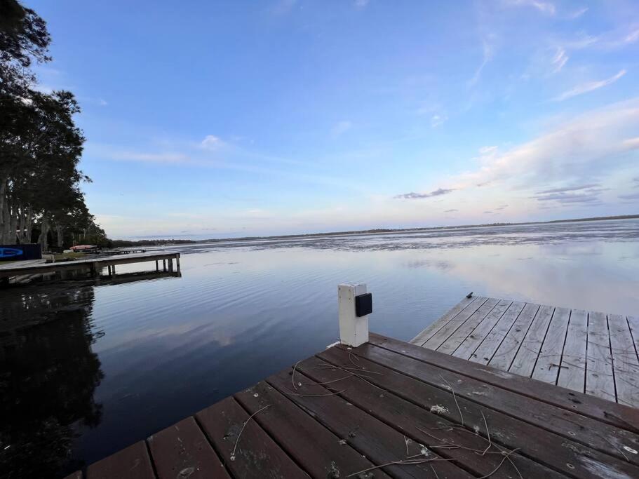 Waterfront Lake House with private jetty