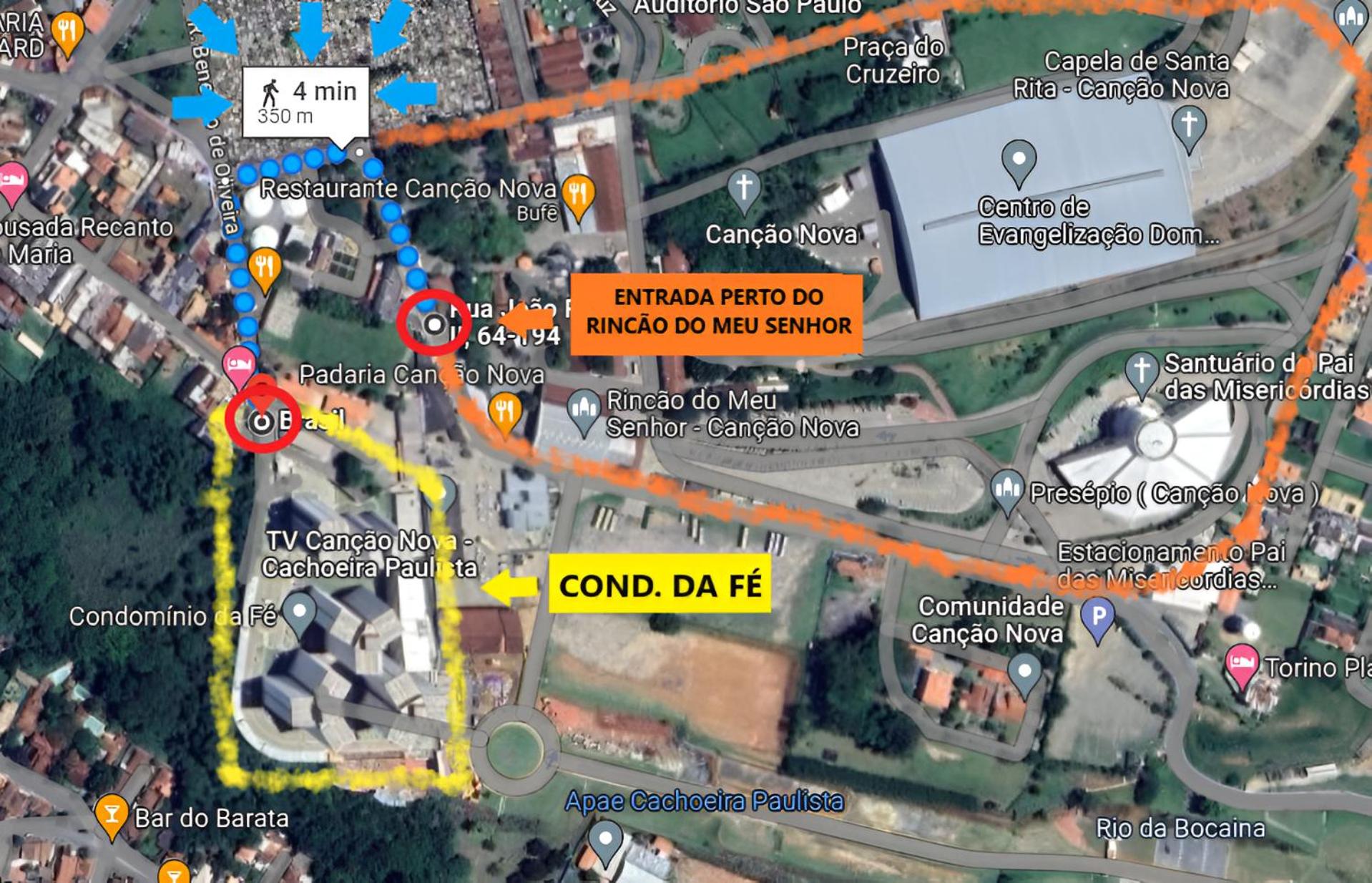 Apto com Garagem e Wi-Fi a 4 minutos da Canção Nova